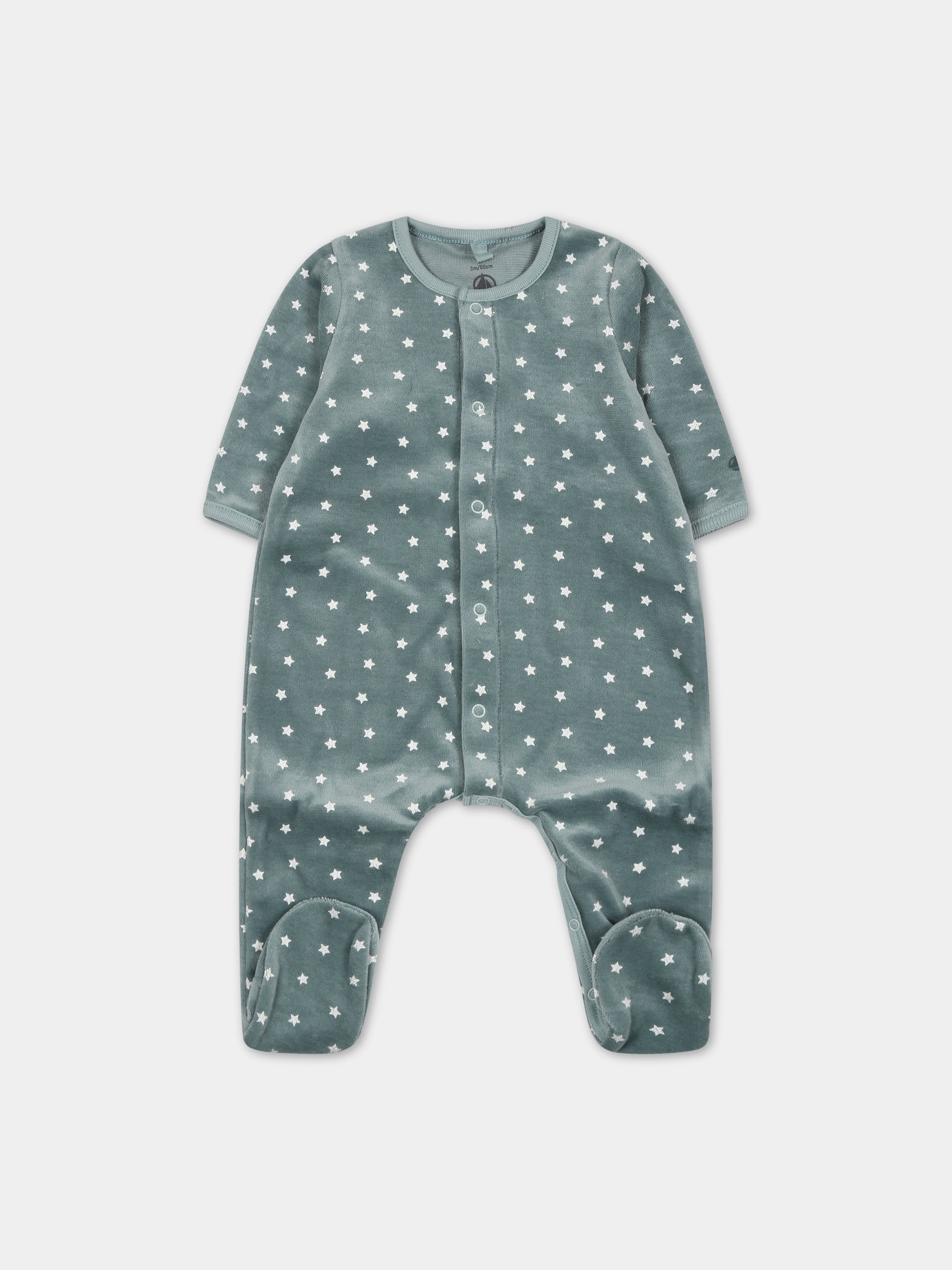 Tutina verde per neonati,Petit Bateau,A087R 01