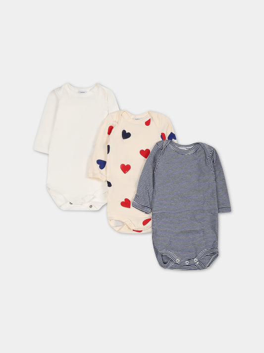 Set multicolor per neonata,Petit Bateau,A0953 00
