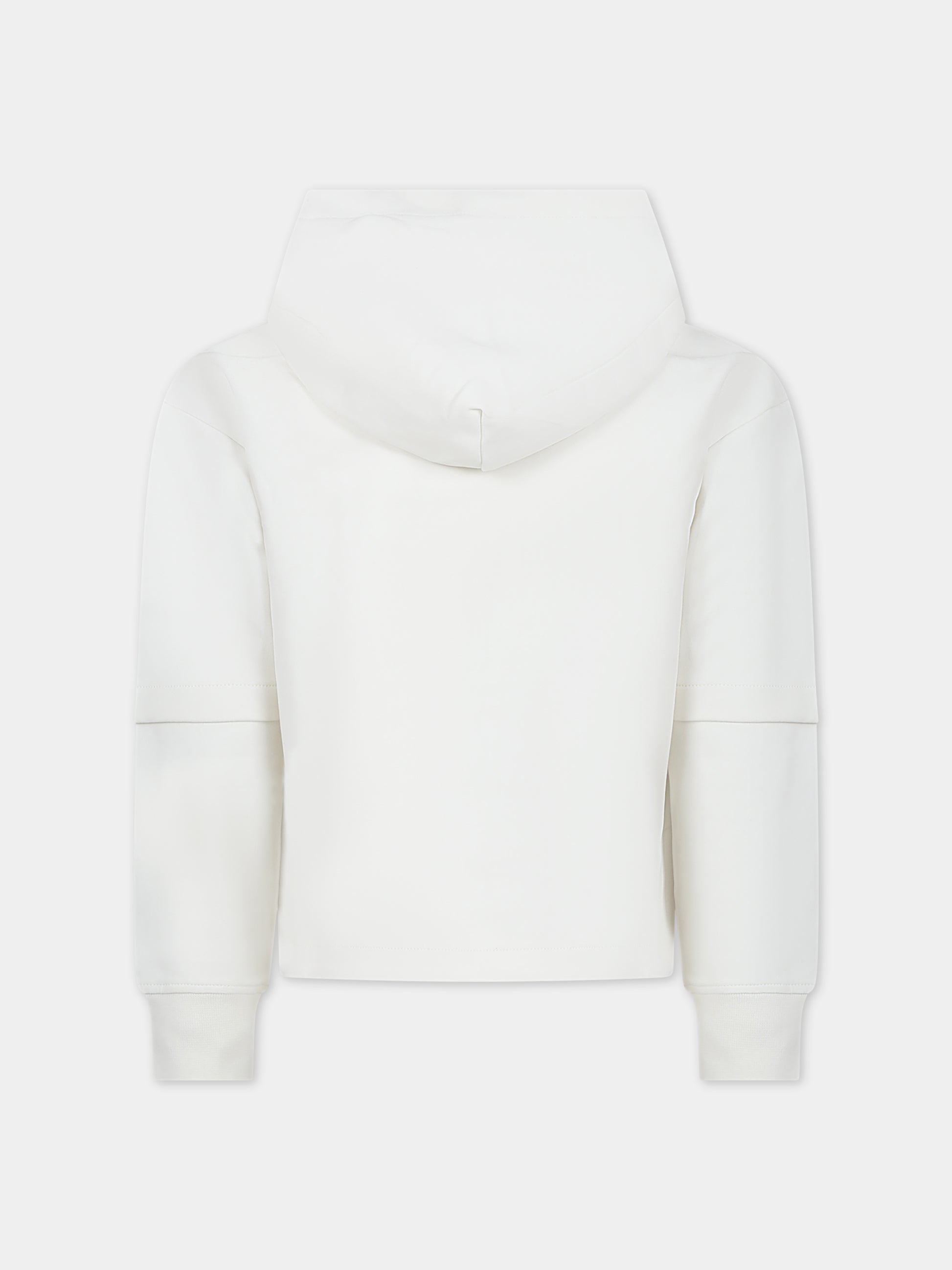 Felpa avorio per bambino con logo,Calvin Klein Kids,23WMCKIB0IB01859 YBI