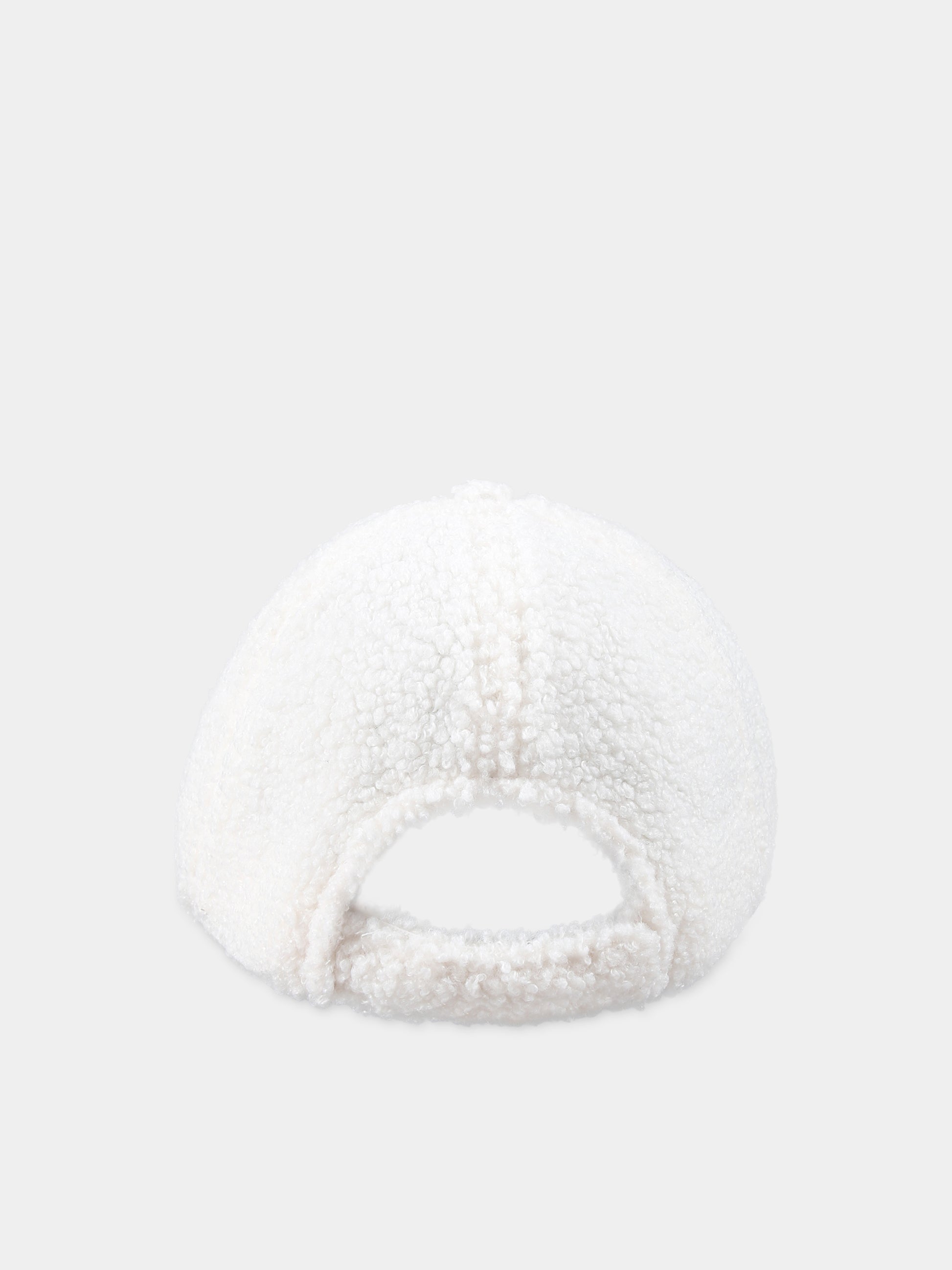 Cappello avorio per bambini con logo,Calvin Klein Kids,23WMCKIU0IU00495 YBI