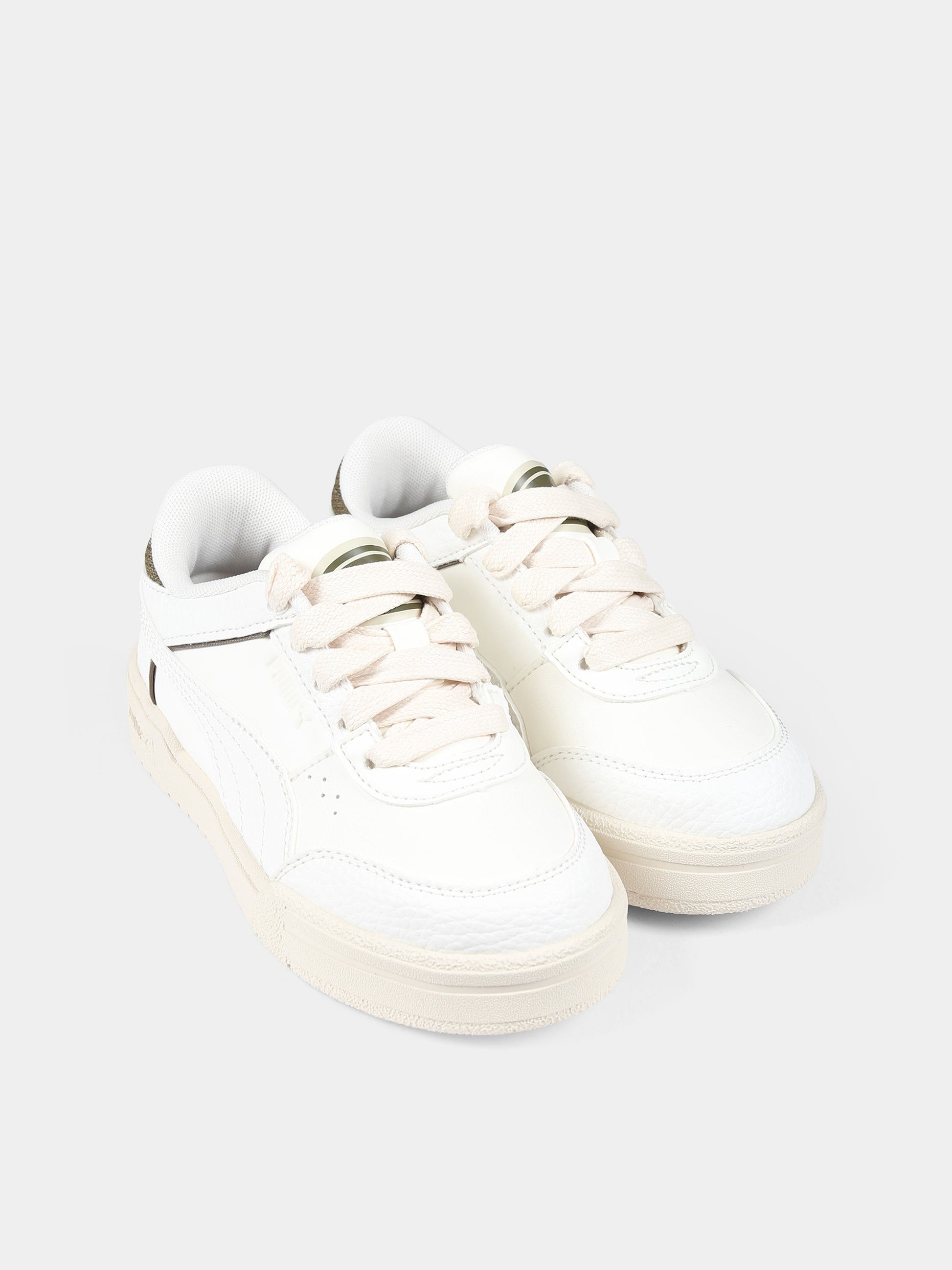 Sneakers bianche per bambini con logo,Puma,23WMPU393797 02