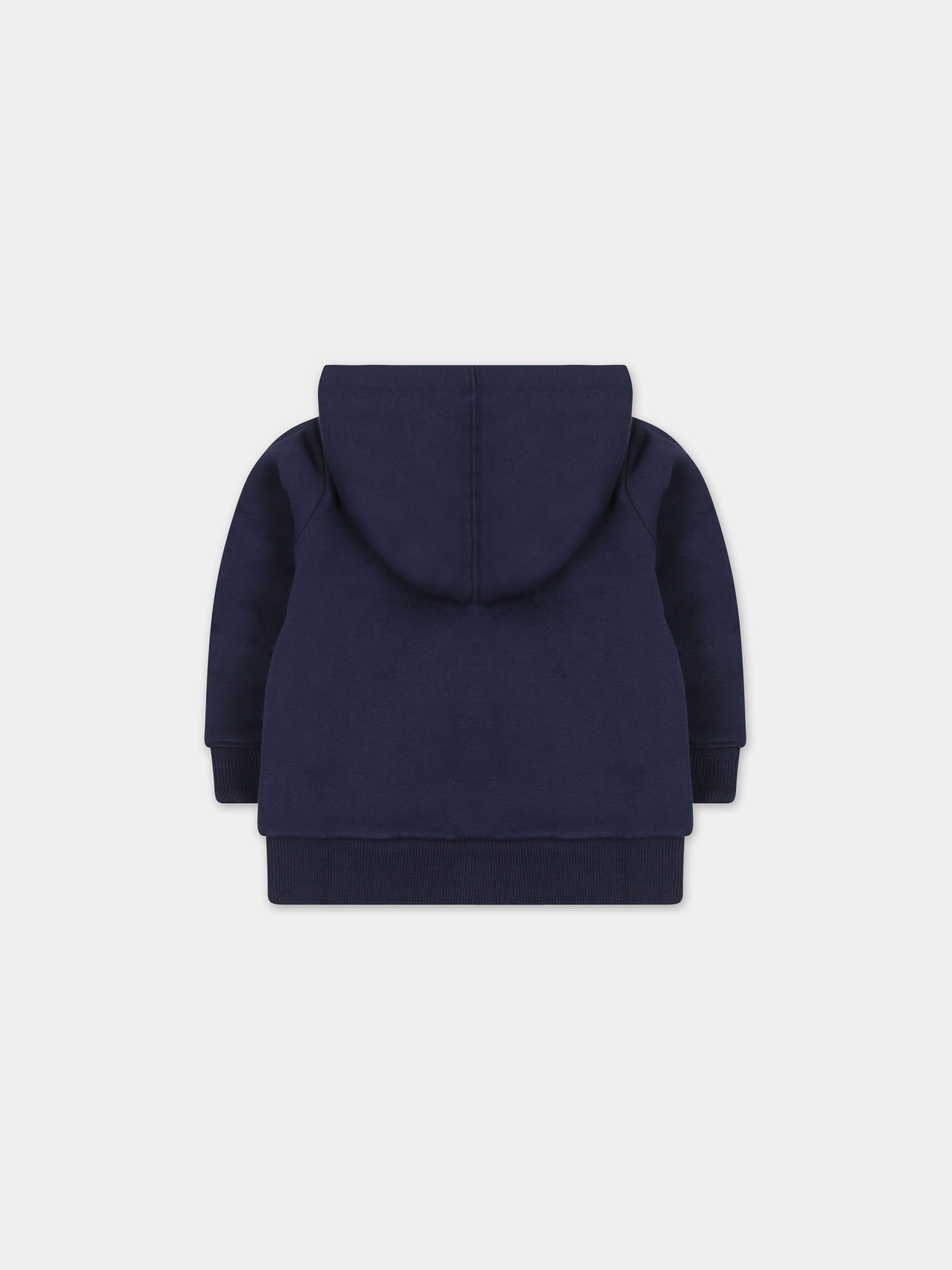 Multicolor sweat-shirt for baby kids with patch logo