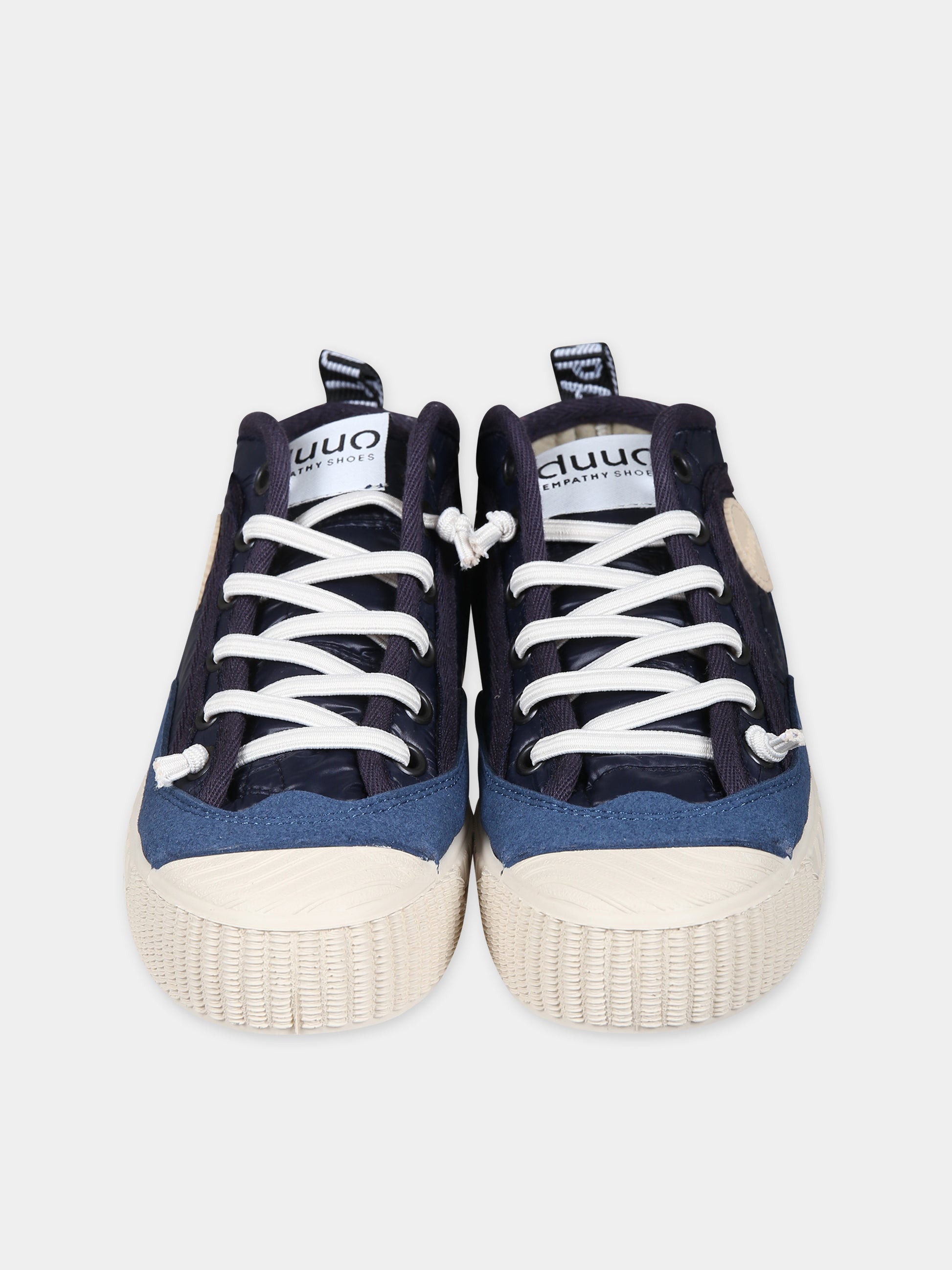 Sneakers Col Kid Cover 70 blu per bambini con logo,Duuo,D308070