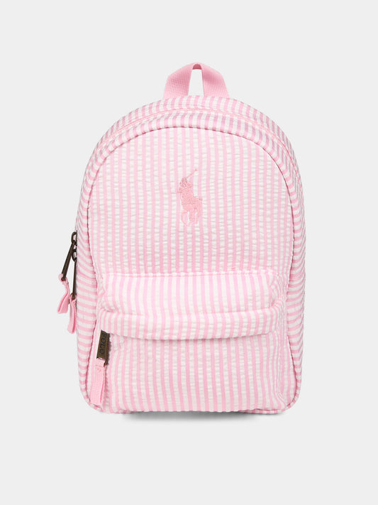 Zaino rosa per bambina,Ralph Lauren Kids,23WMRL7AR068 W2Q