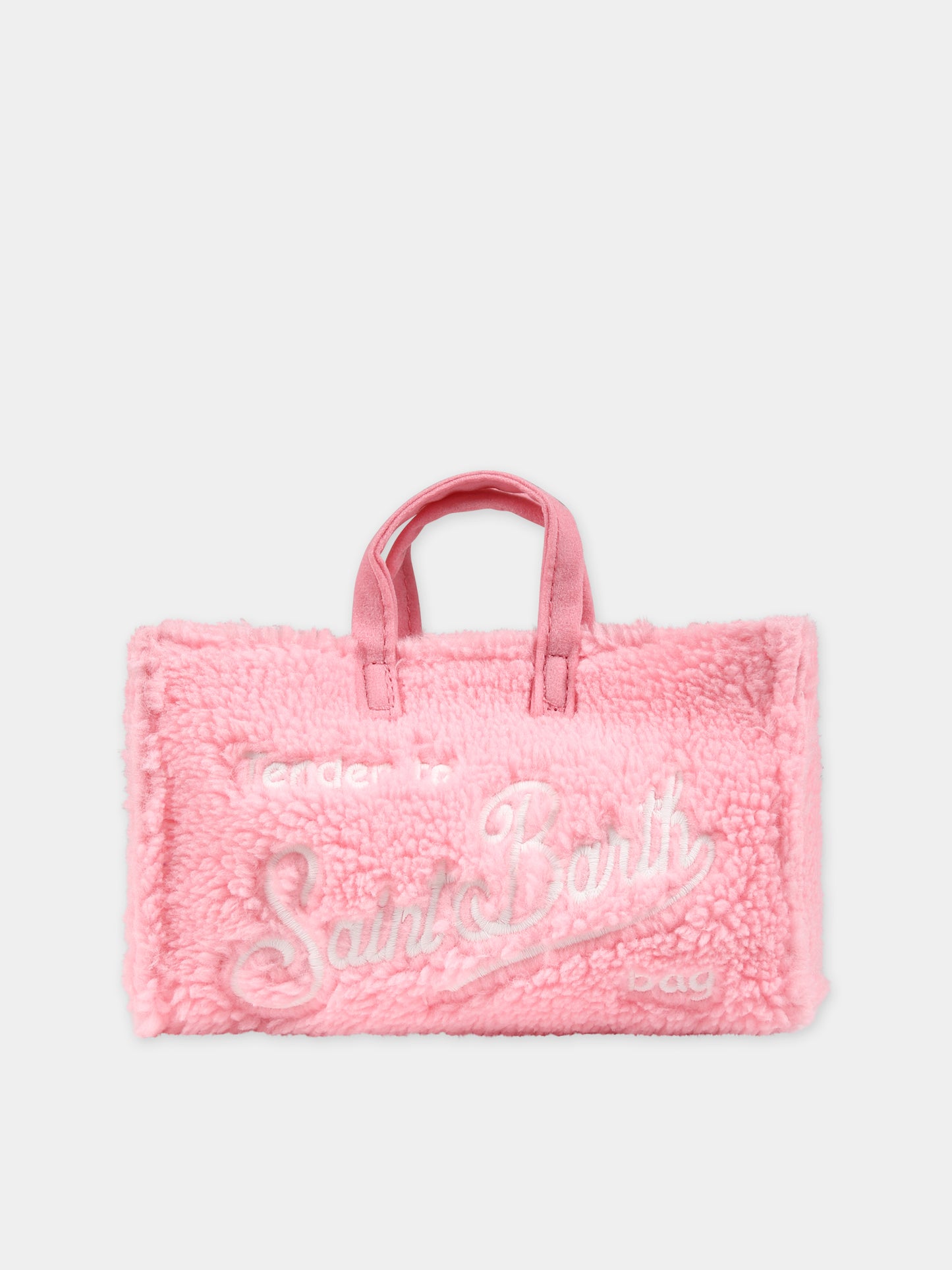 Borsa porta cellulare rosa per bambina con logo,Mc2 Saint Barth,PHONE BAG TEDDY 21 EMB