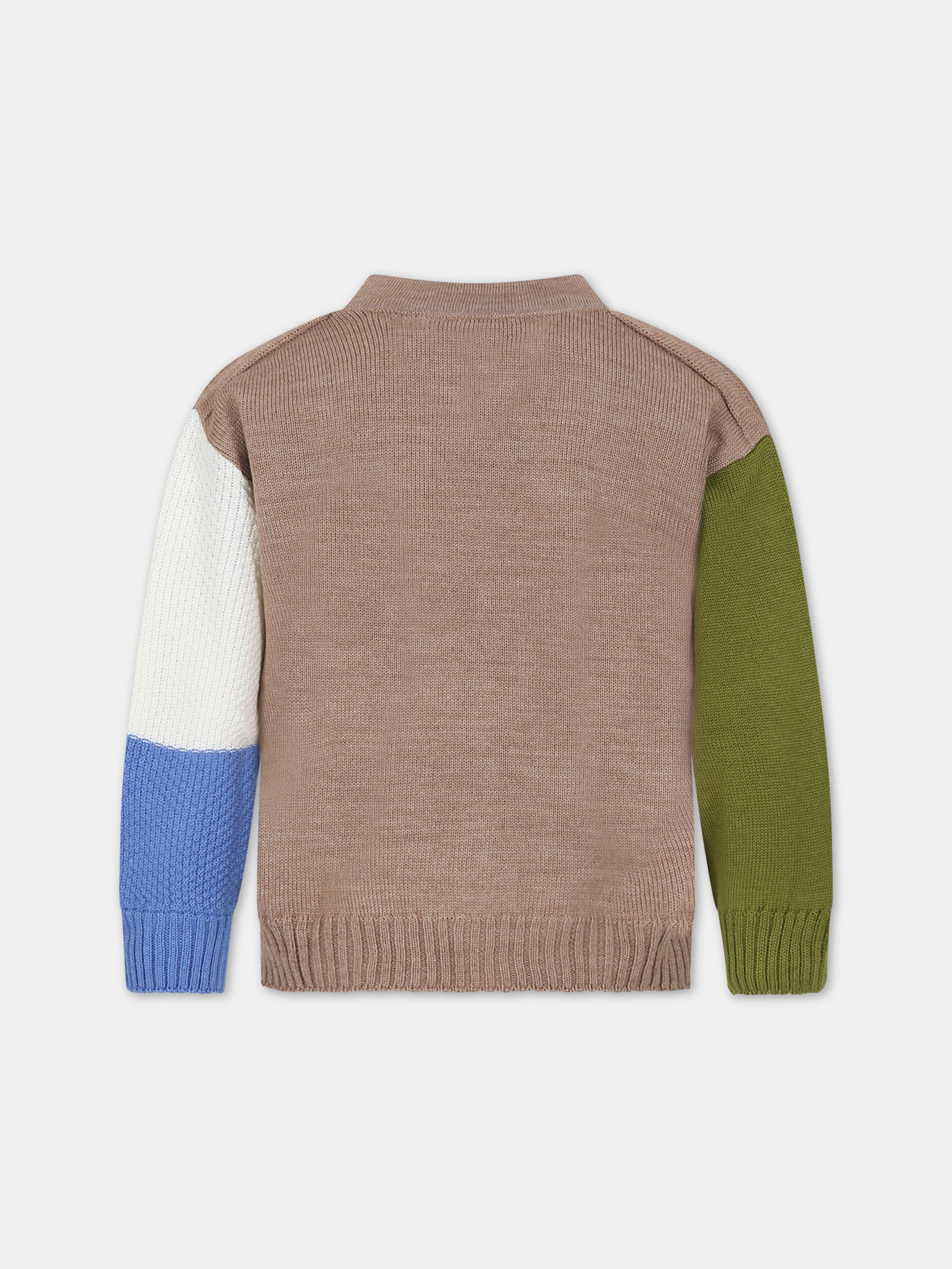 Cardigan marrone per bambina,Paade Mode,234206645