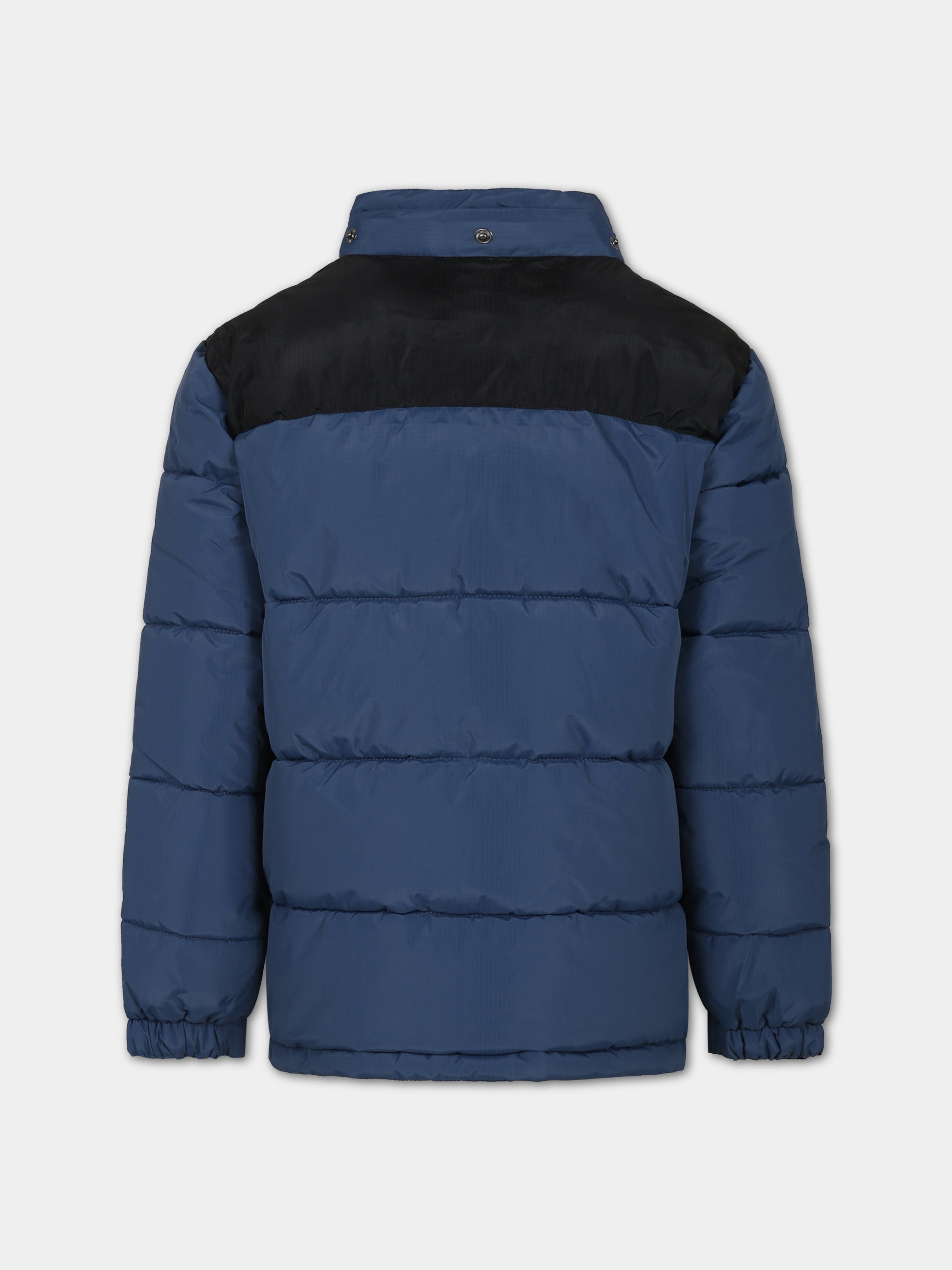 Piumino blu per bambino con logo,North Sails,701912 000 C001