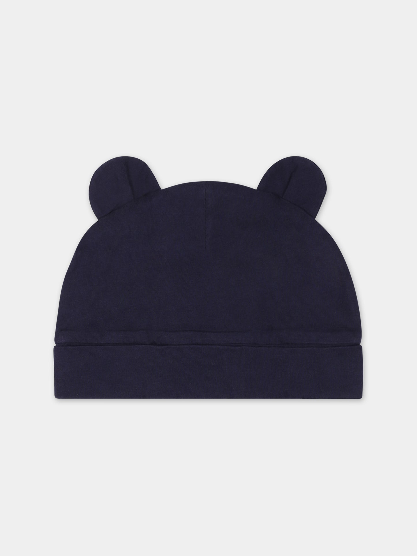 Set blu per neonati con logo e orso,Palm Angels,PB2X009F23JER0014601