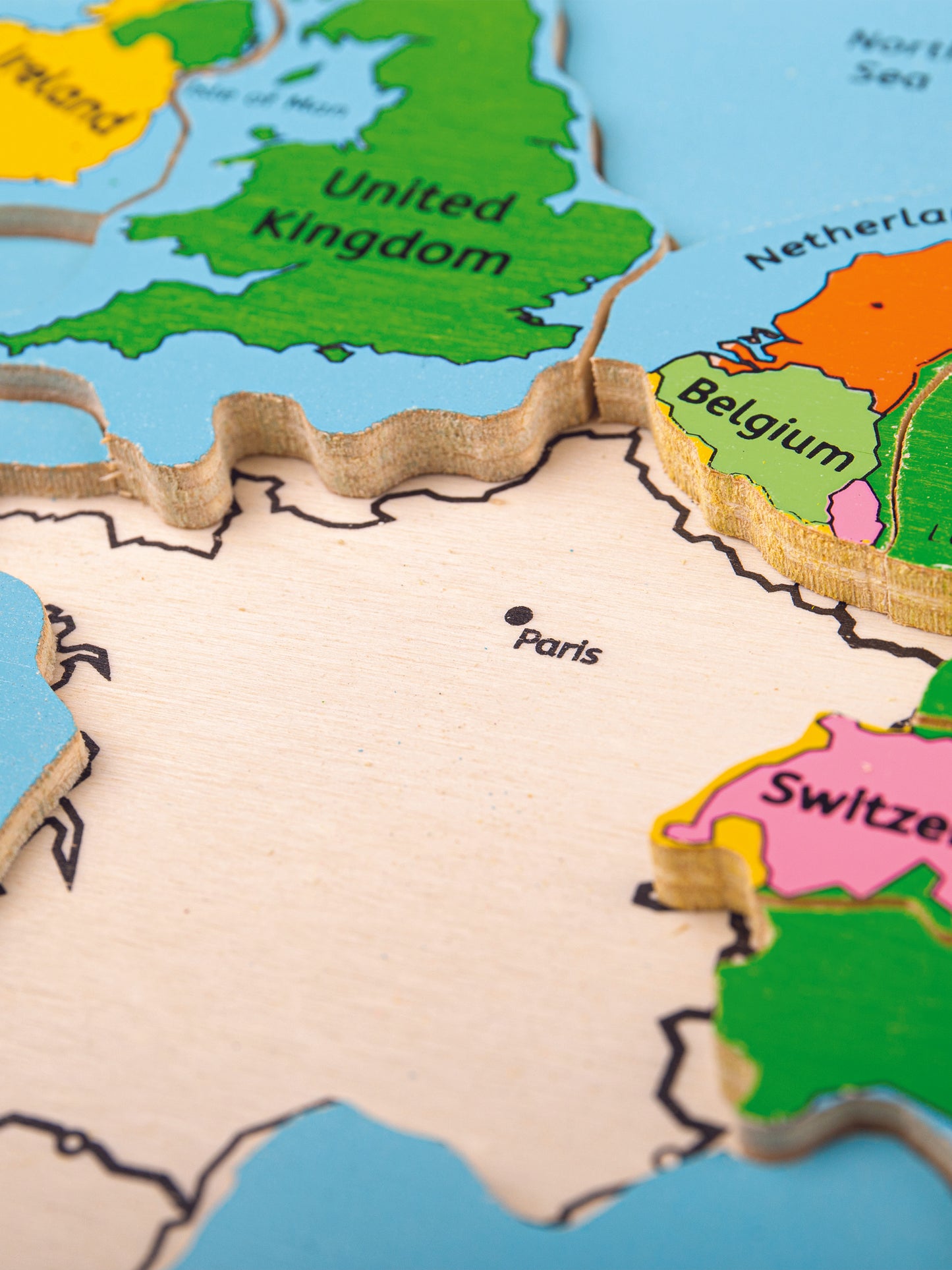 Puzzle multicolor per bambini,Bigjigs,BJ048