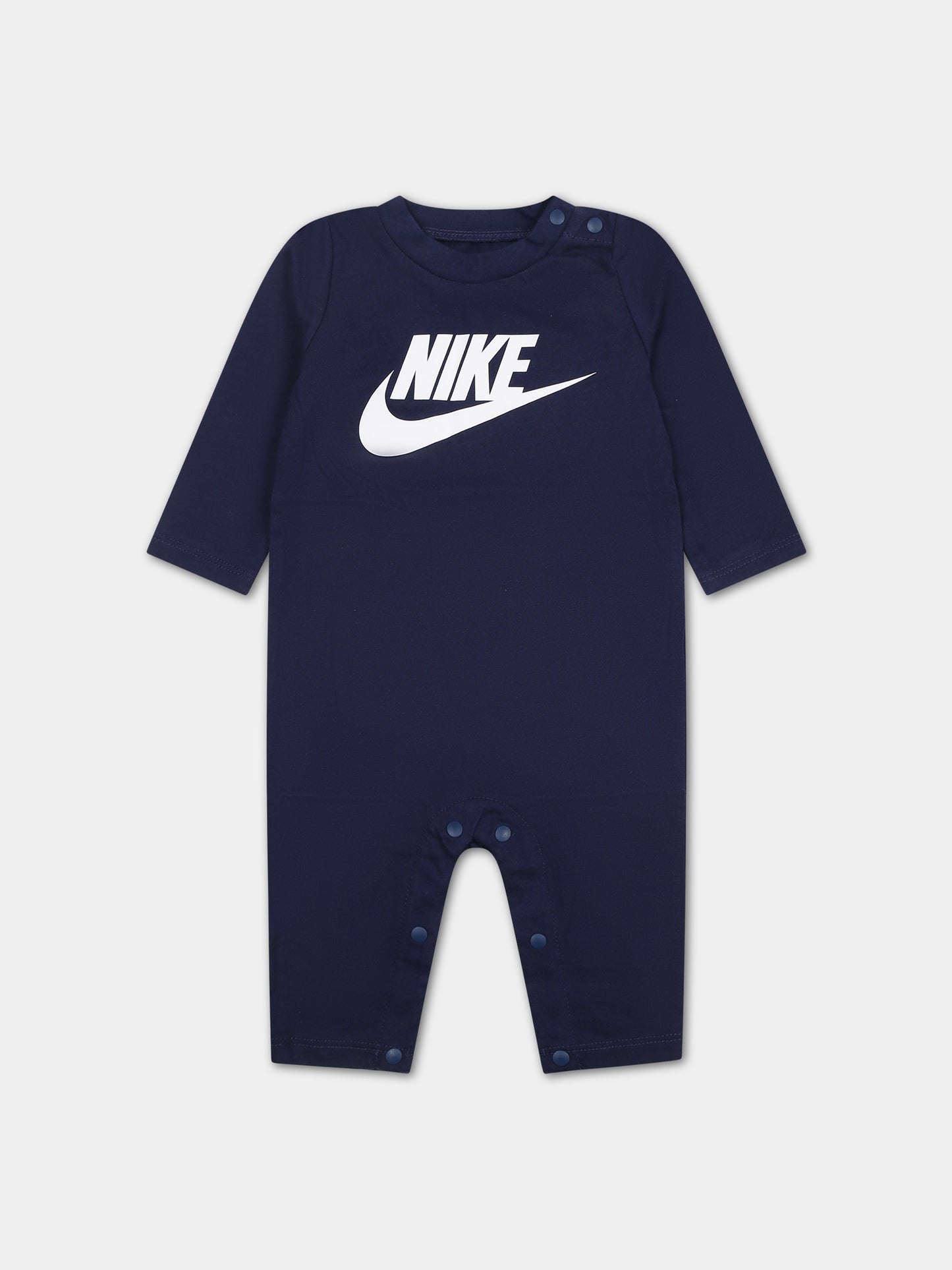 Tutina blu per neonato con swoosh,Nike,56K284 U90