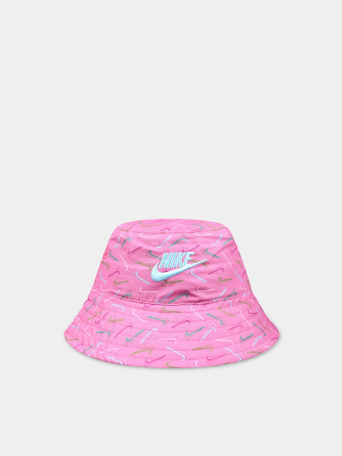 Cloche fucsia per bambina con iconico swoosh,Nike,6A2942 AAH