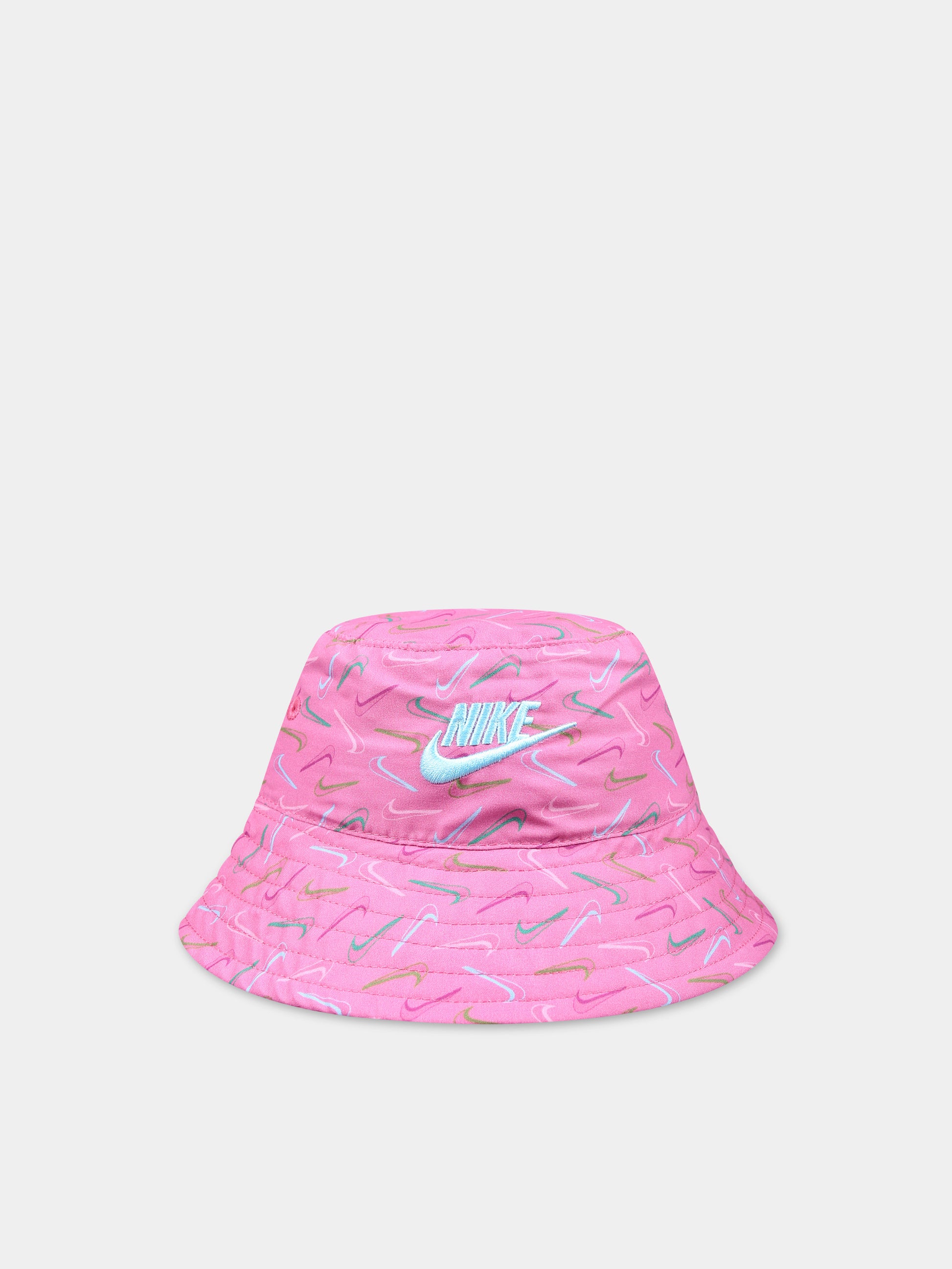 Cloche fucsia per bambina con iconico swoosh,Nike,6A2942 AAH