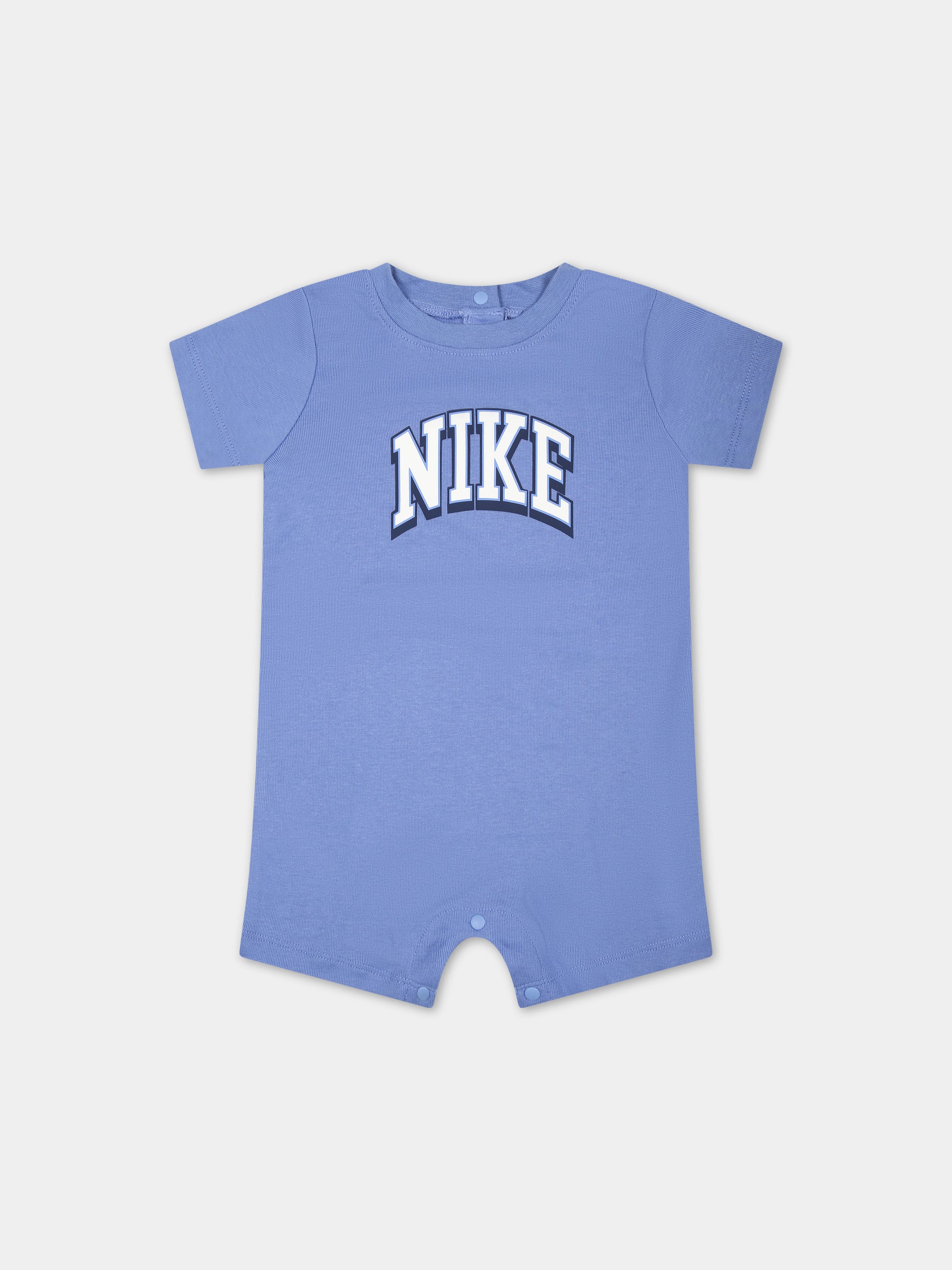 Set pagliaccetto azzurro per neonato con logo,Nike,NN1049 BGZ