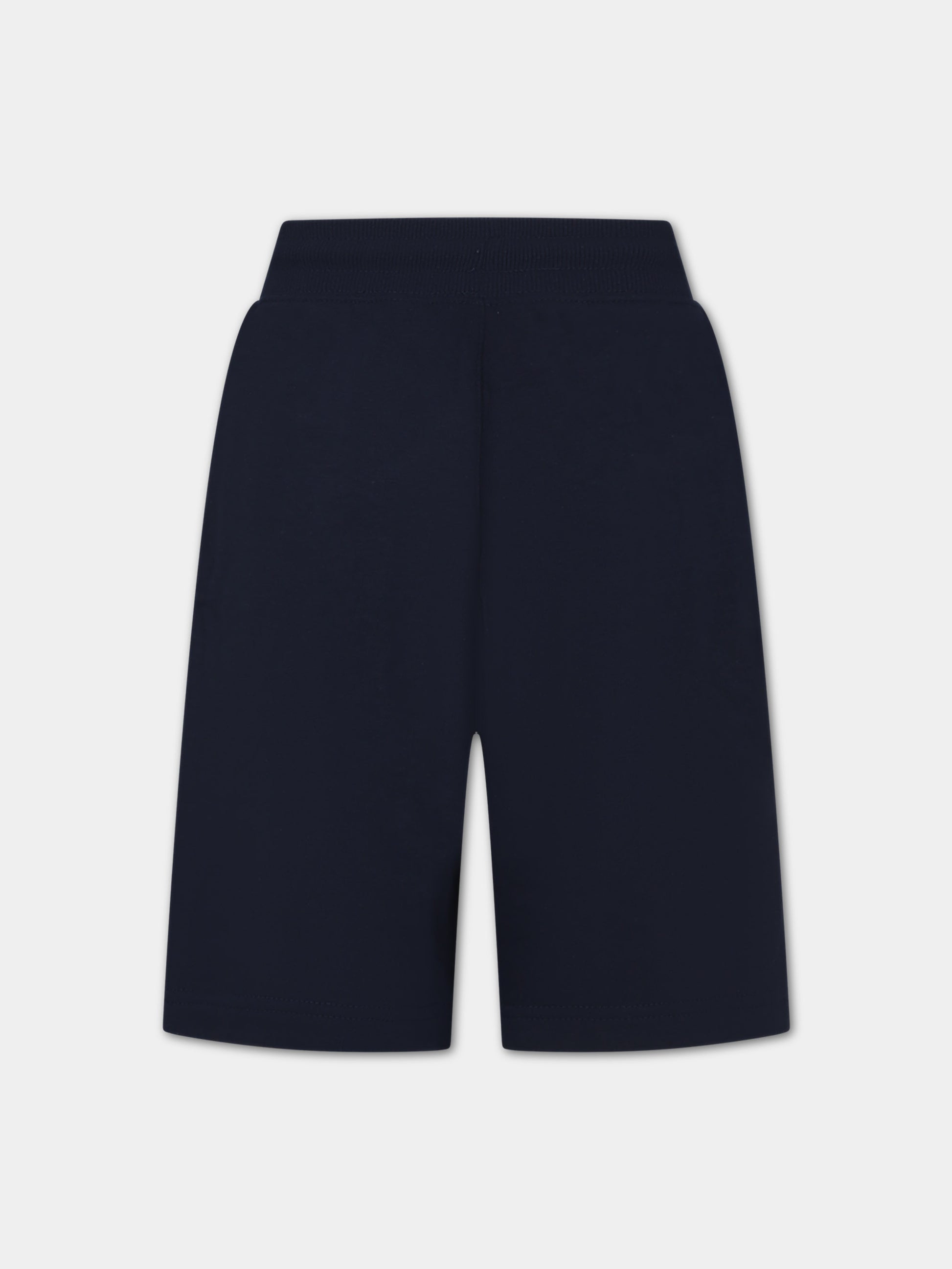 Shorts blu per bambino con logo,Converse,969002 695