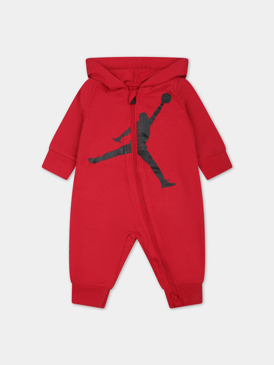 Tutina rossa per neonato con iconico Jumpman,Jordan,55A594 R78