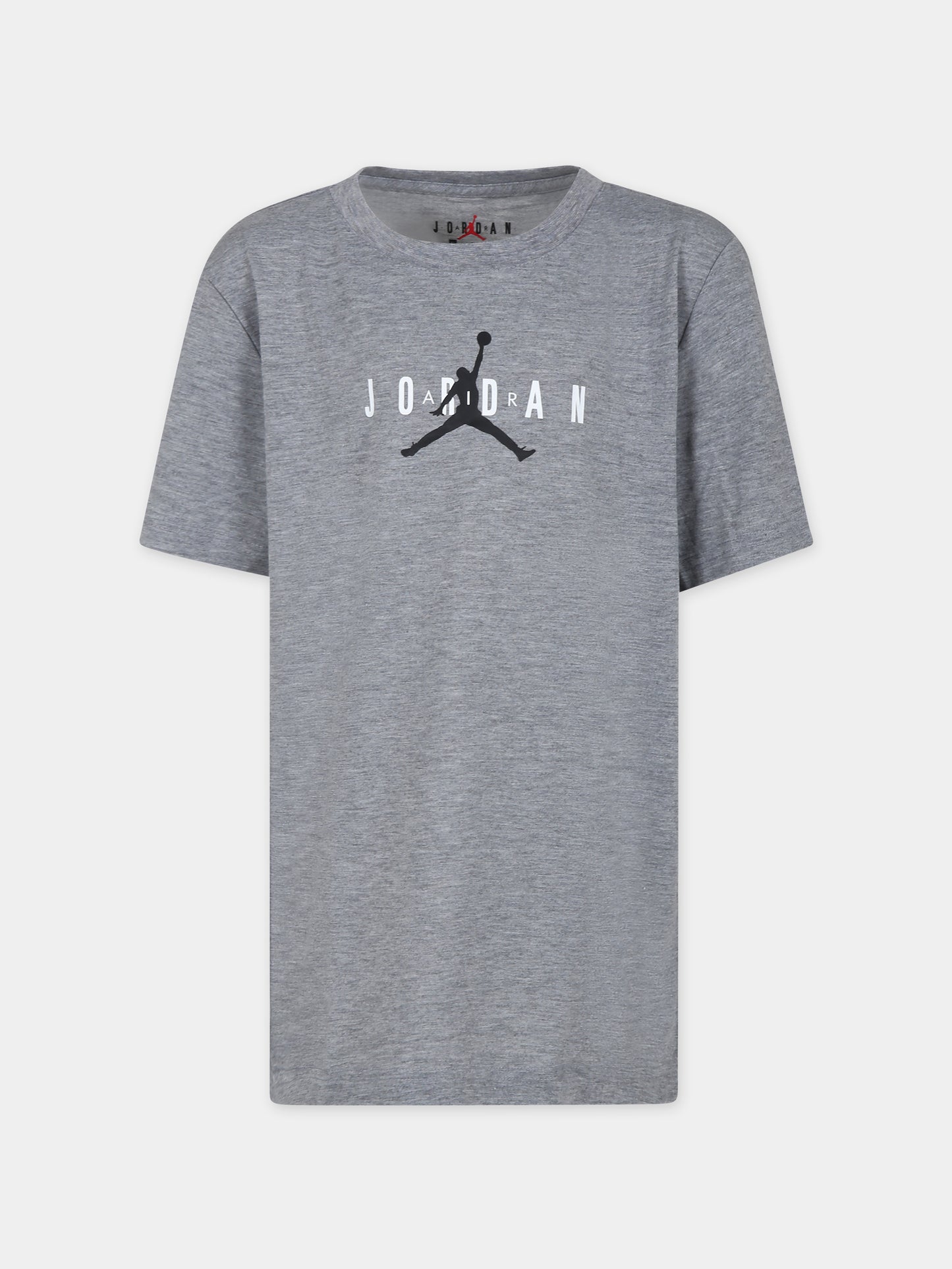 T-shirt grigia per bambino con Jumpman e logo,Jordan,95B922 GEH