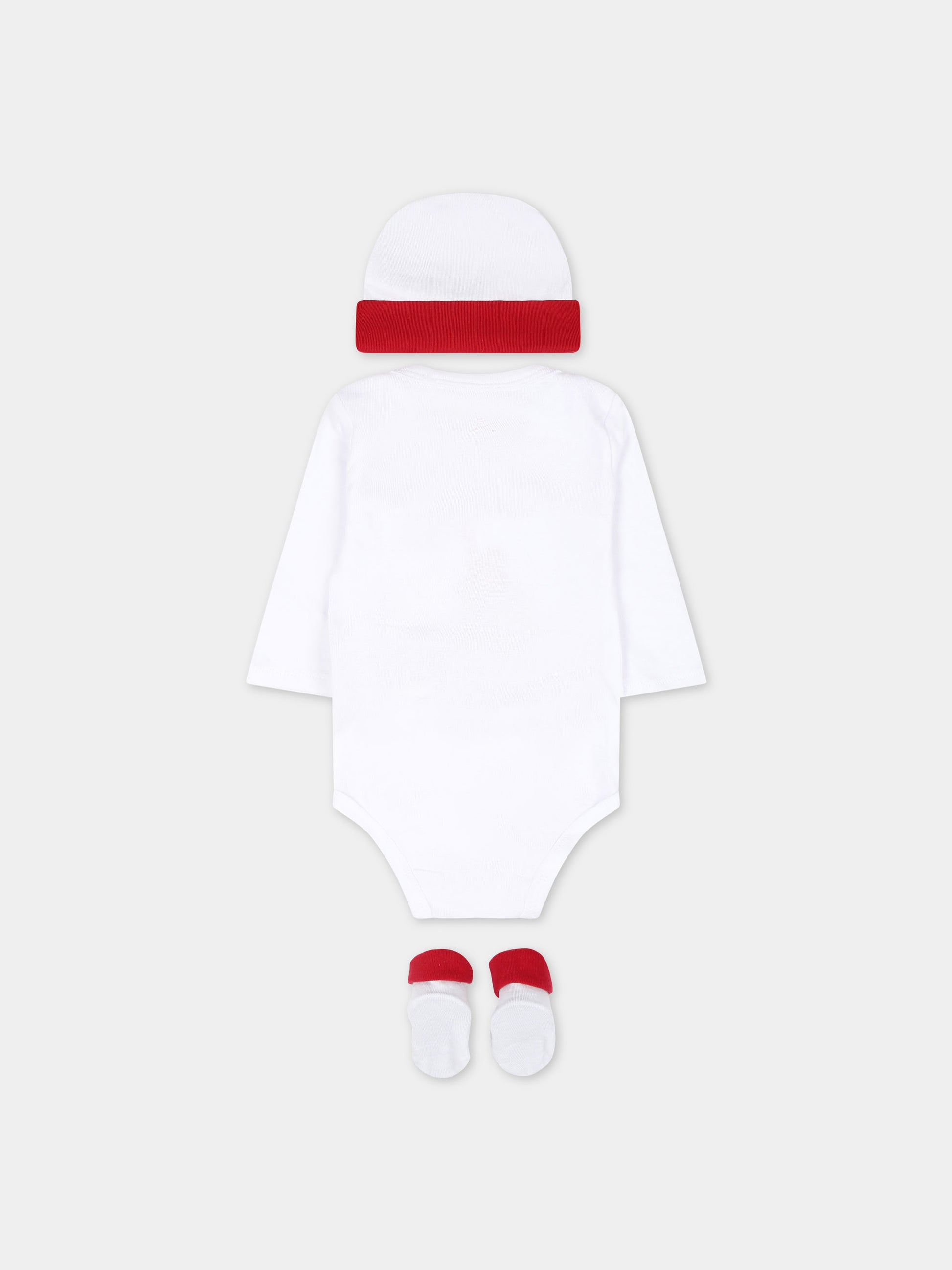 Set bianco per neonato con iconico Jumpman,Jordan,LJ0263 001