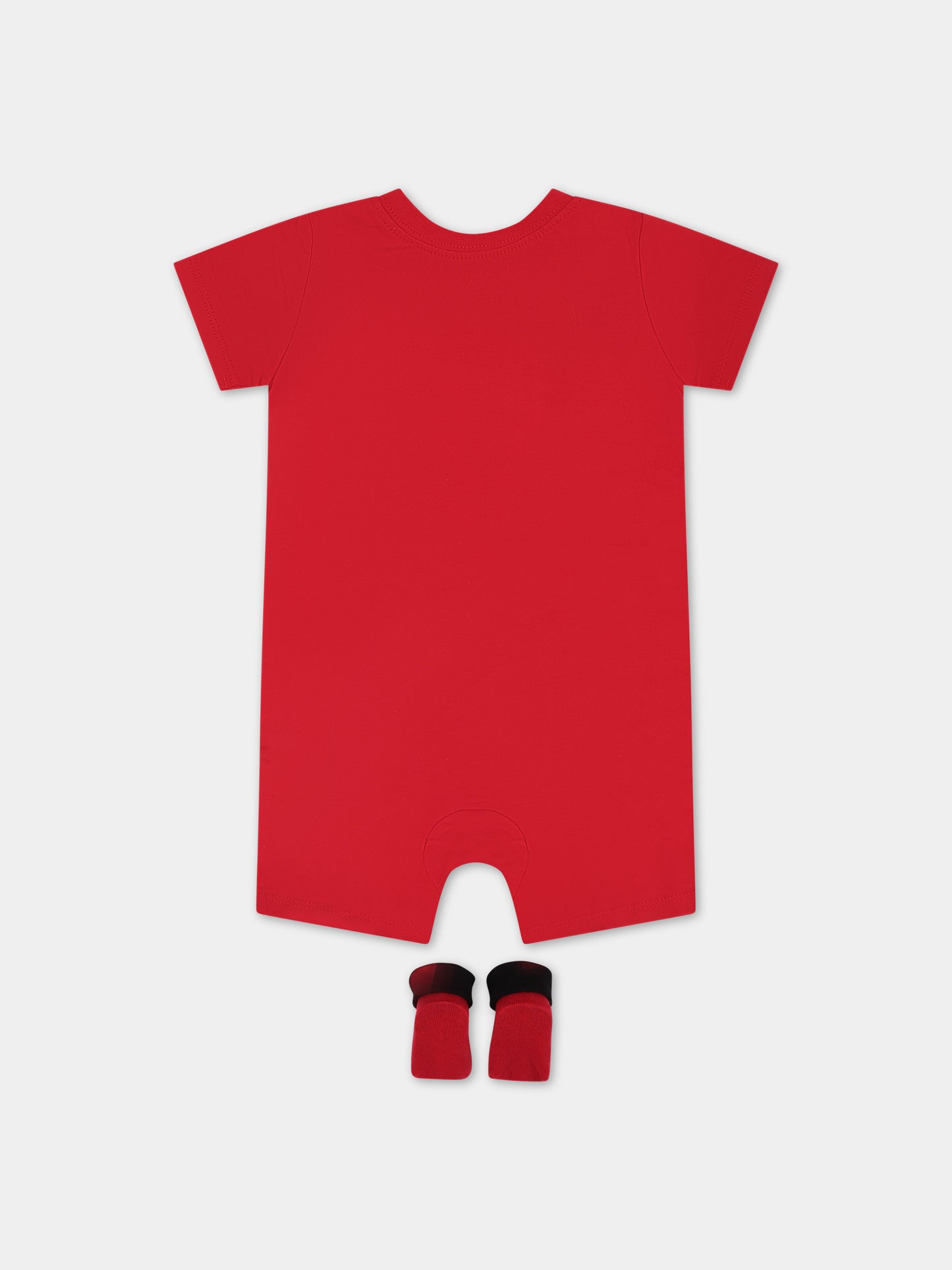Set tutina rossa per neonato con logo,Jordan,NJ0444 R78