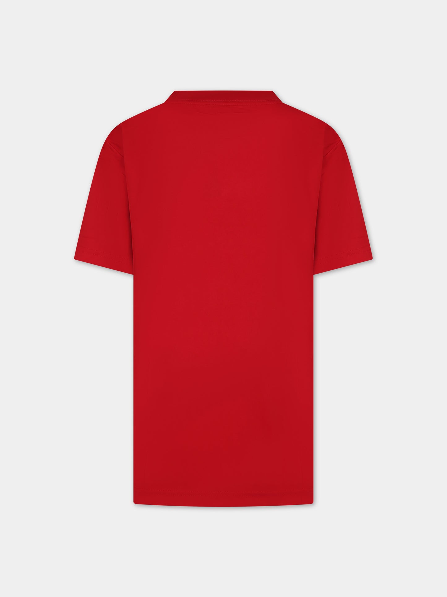 T-shirt rossa per bambino con iconico Jumpman,Jordan,954293 R78