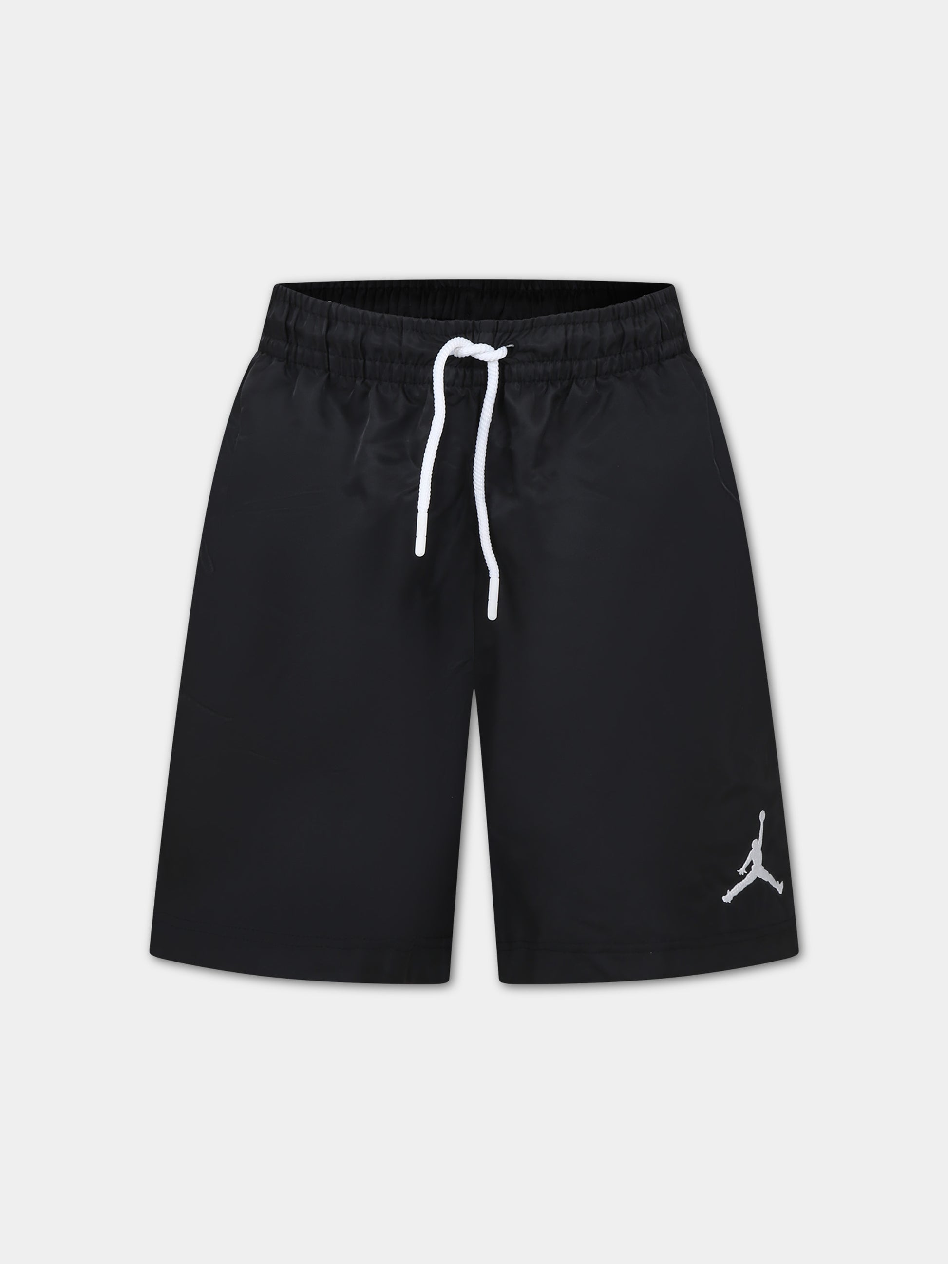 Shorts neri per bambino con iconico Jumpman,Jordan,95B466 023