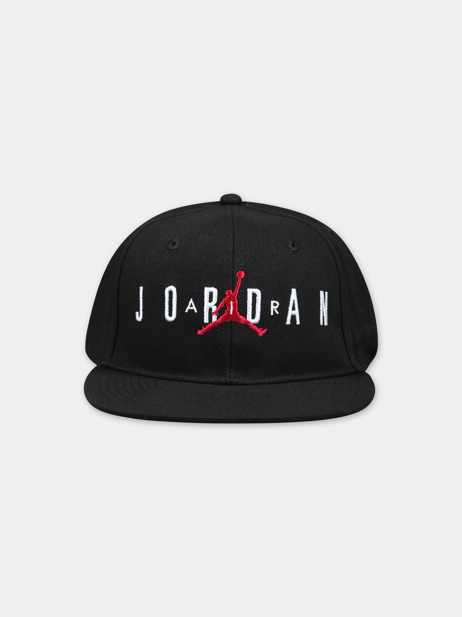 Cappello nero per bambino con iconico Jumpman,Jordan,9A0128 023