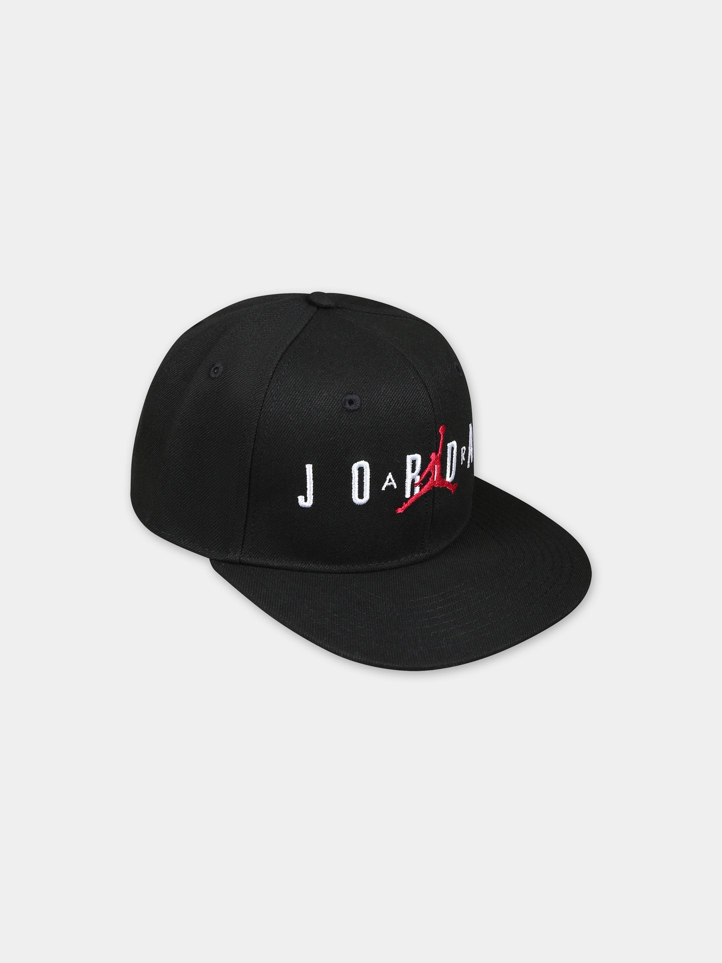 Cappello nero per bambino con iconico Jumpman,Jordan,9A0128 023