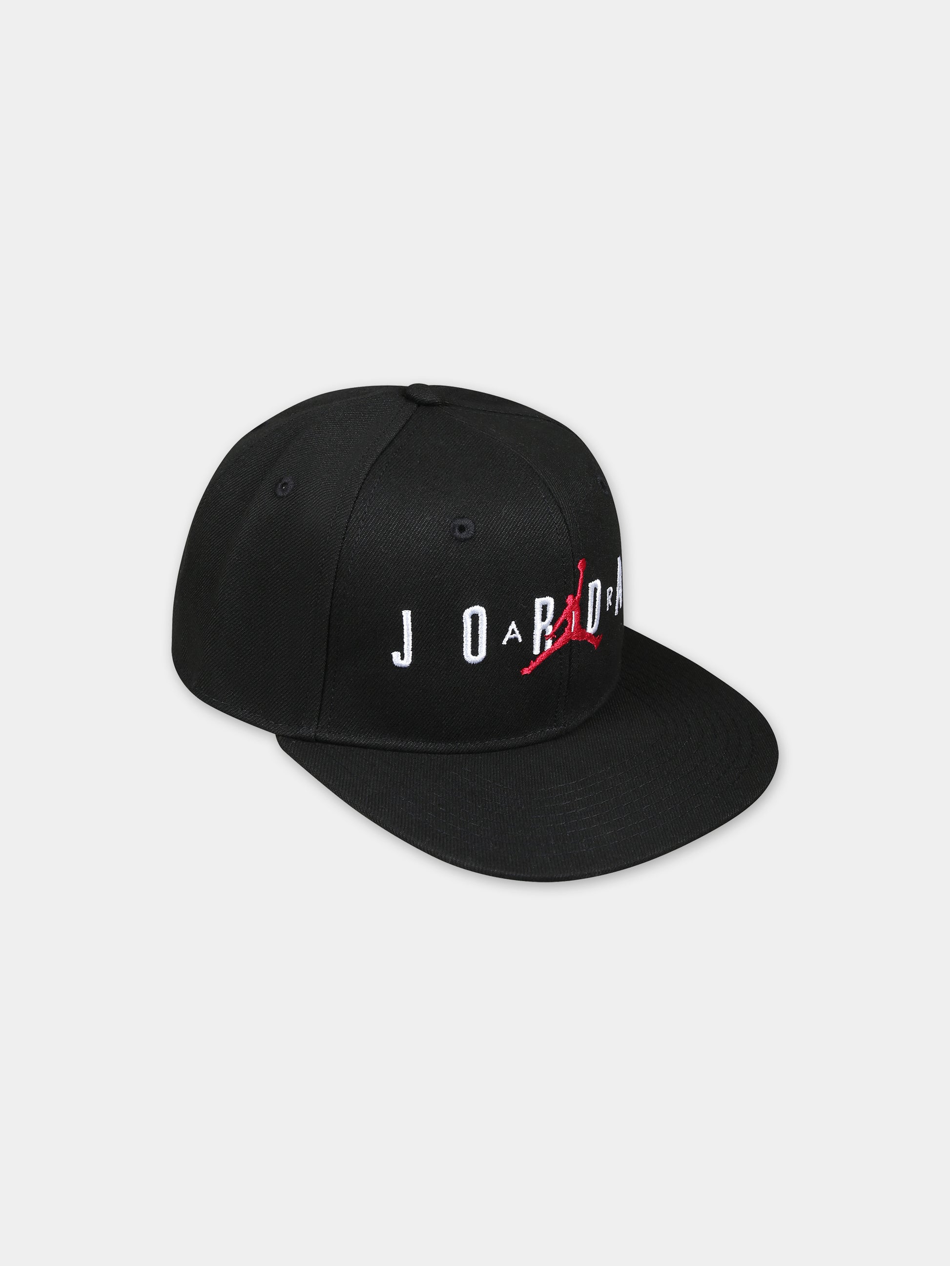 Cappello nero per bambino con iconico Jumpman,Jordan,9A0128 023