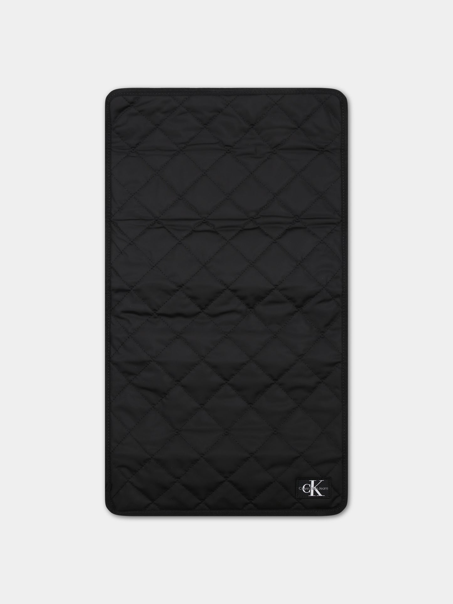 Borsa mamma nera per neonati con logo,Calvin Klein Kids,23FMCKIU0IU00567 BEH