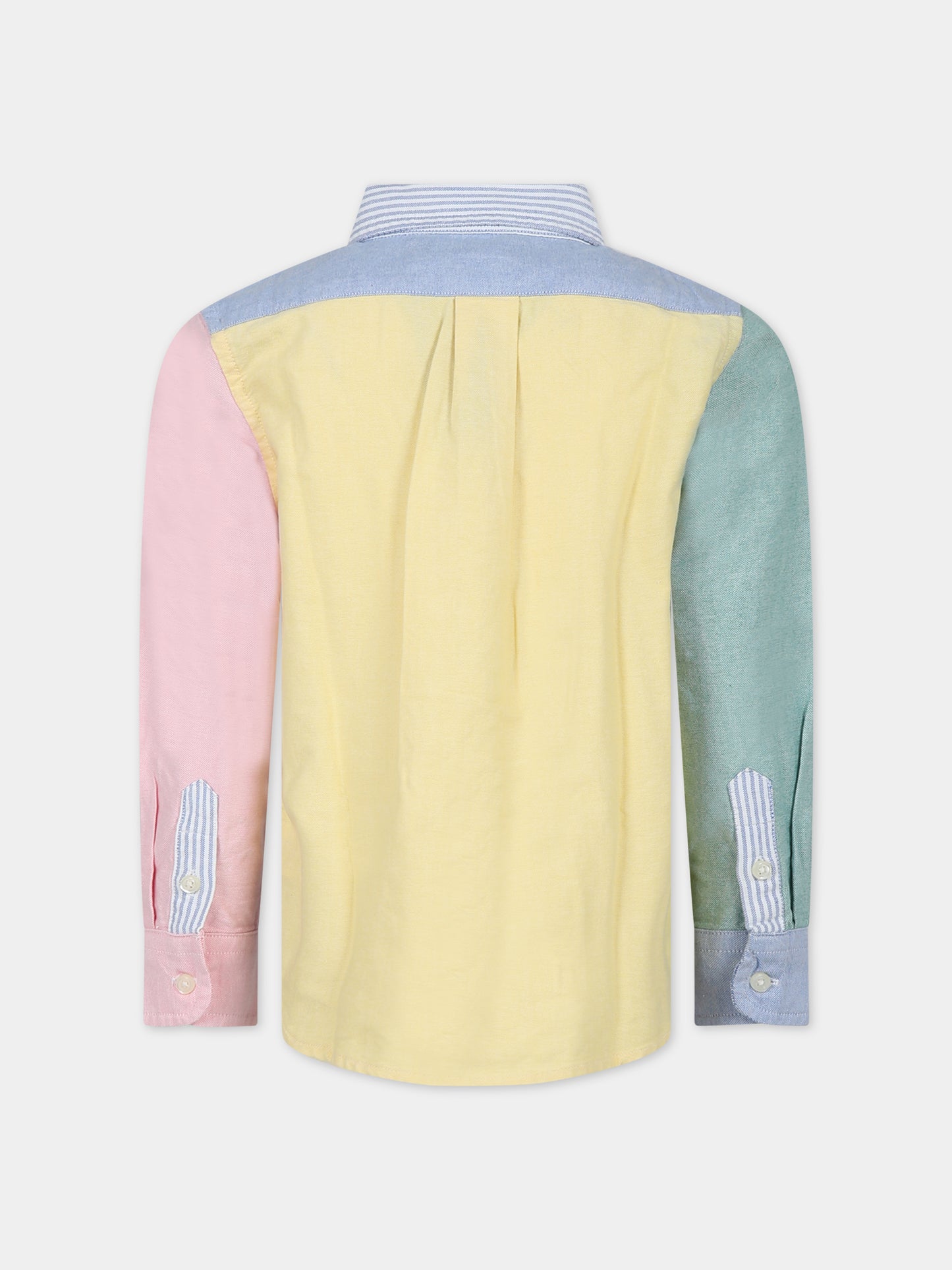 Camicia multicolor per bambino con logo,Ralph Lauren Kids,926248001