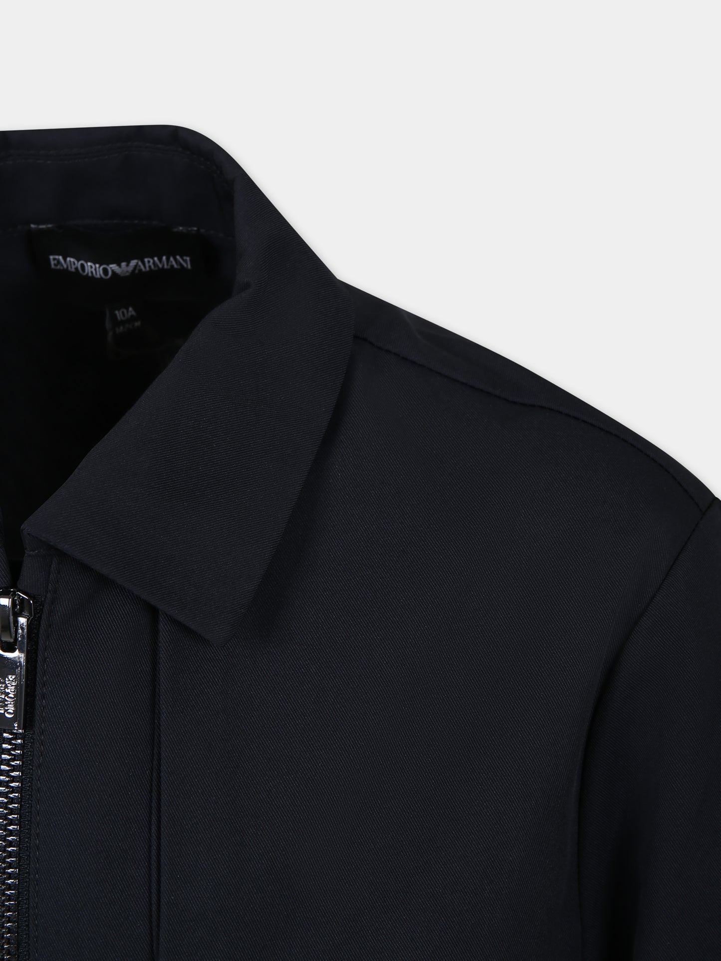 Trench blu per bambino,Armani Junior,3D4LJ1 2NHYZ 0926