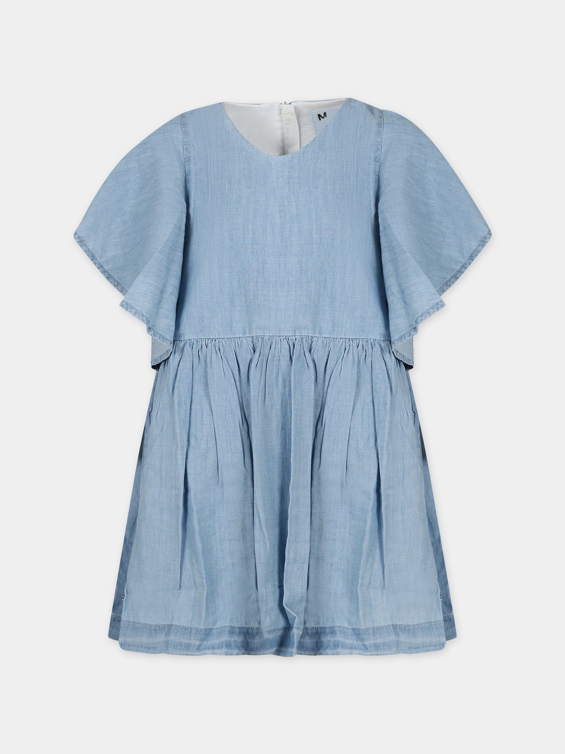 Vestito casual in denim per bambina,Molo,2S24E142 2970