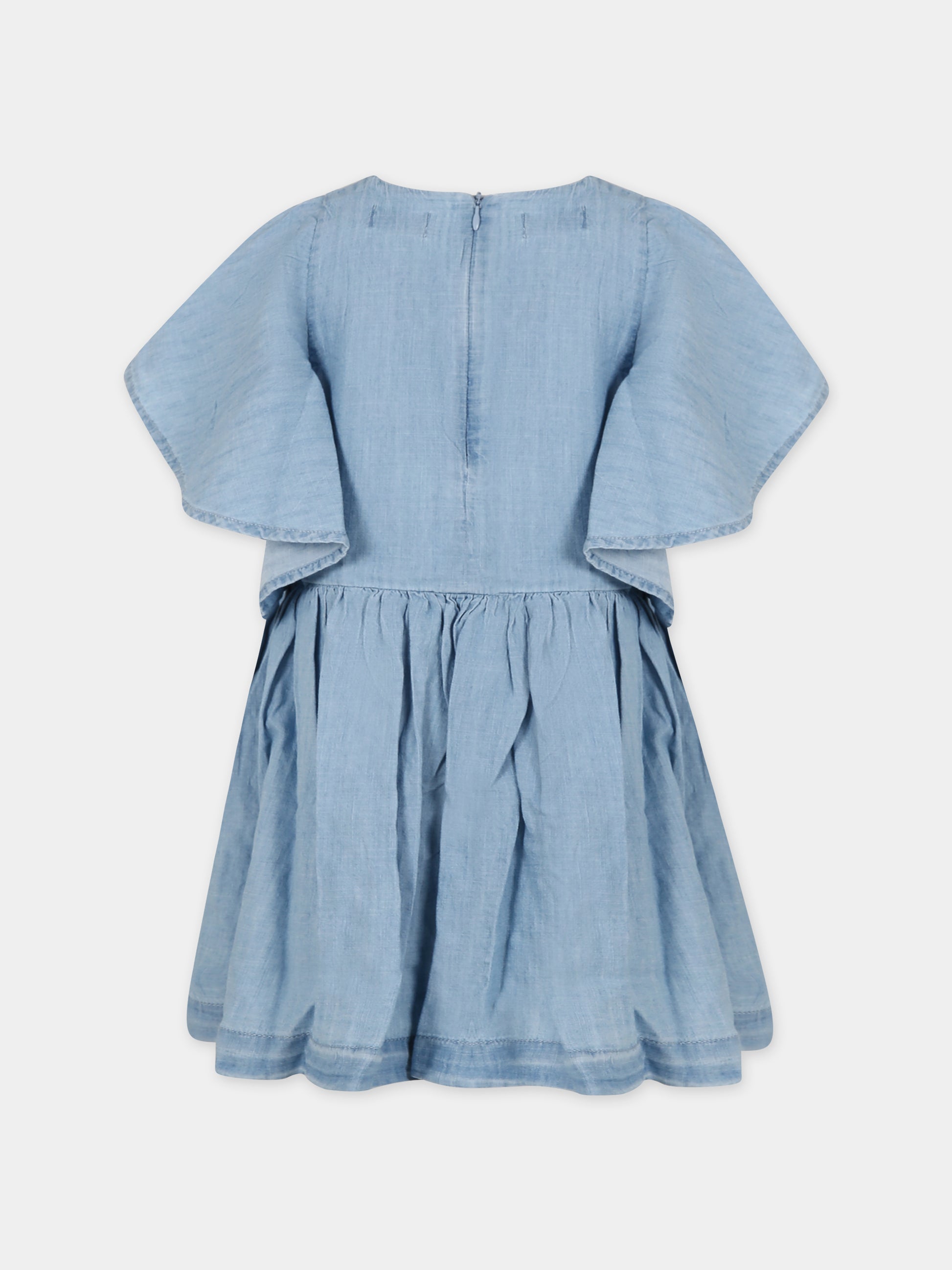 Vestito casual in denim per bambina,Molo,2S24E142 2970