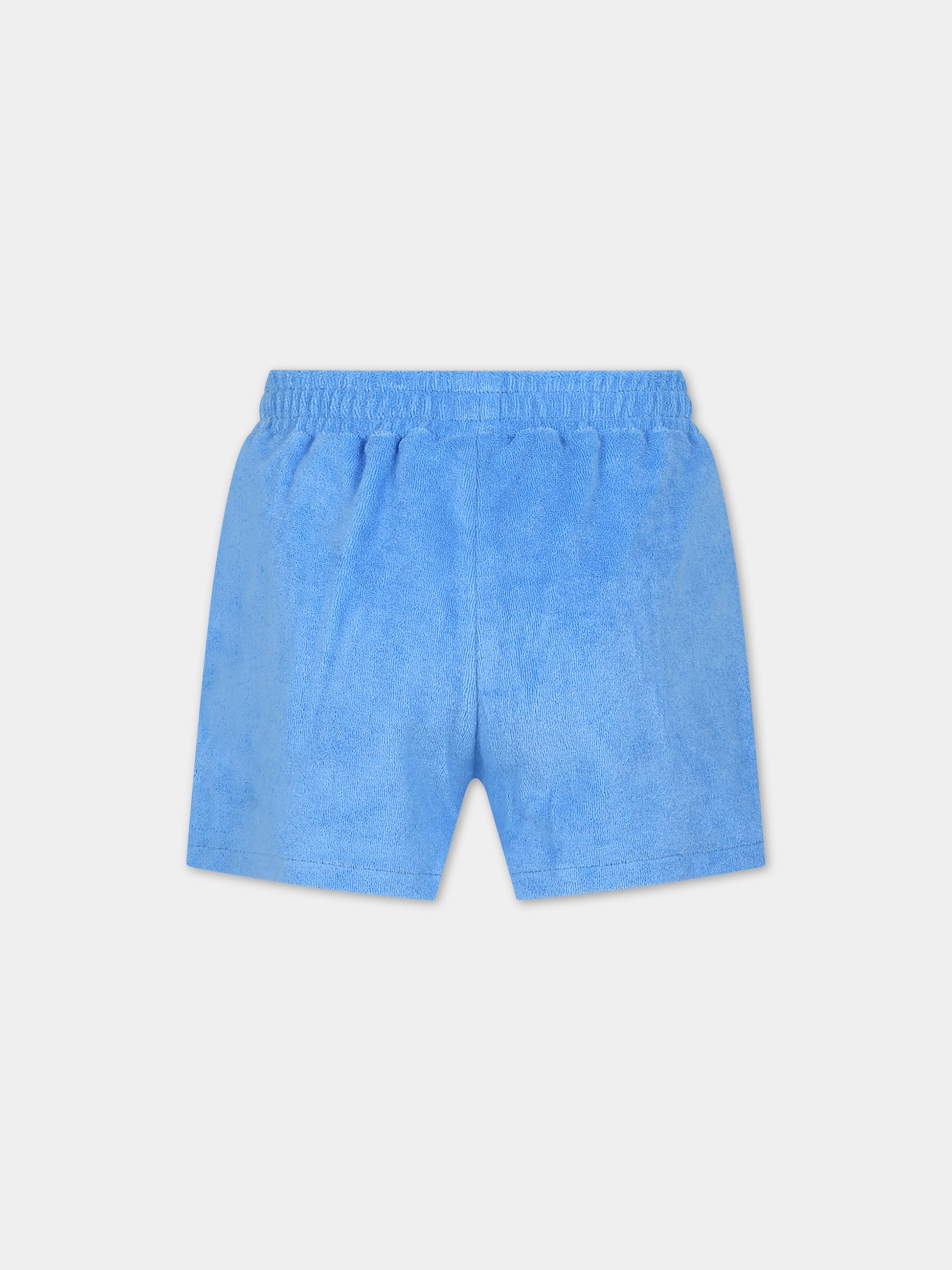 Shorts sportivi azzurri per bambina,Molo,2S24H103 8889