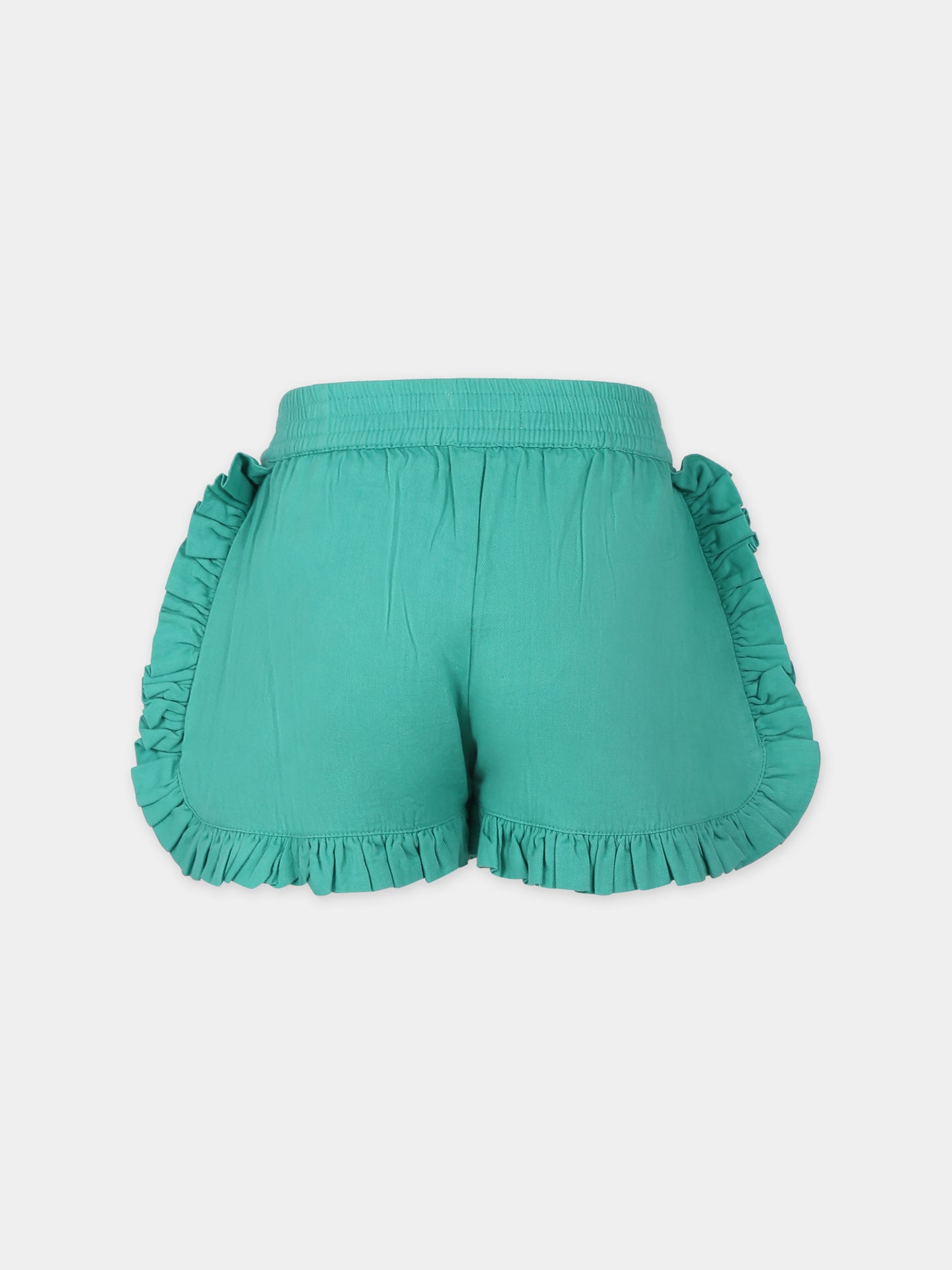 Shorts sportivi verdi per bambina,Molo,2S24H119 8886