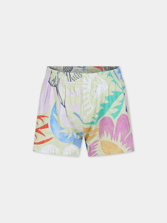 Shorts casual avorio per bambina,Molo,2S24H120 9019