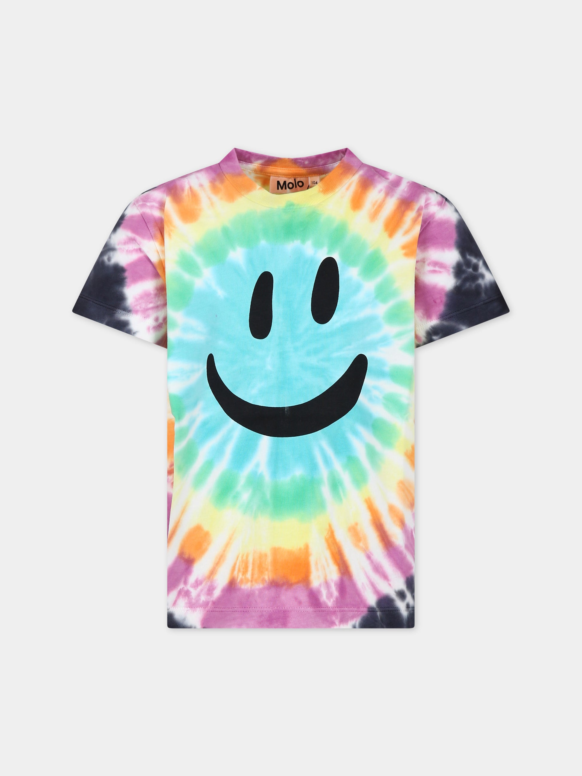 T-shirt multicolor per bambini,Molo,6S24A214 9087