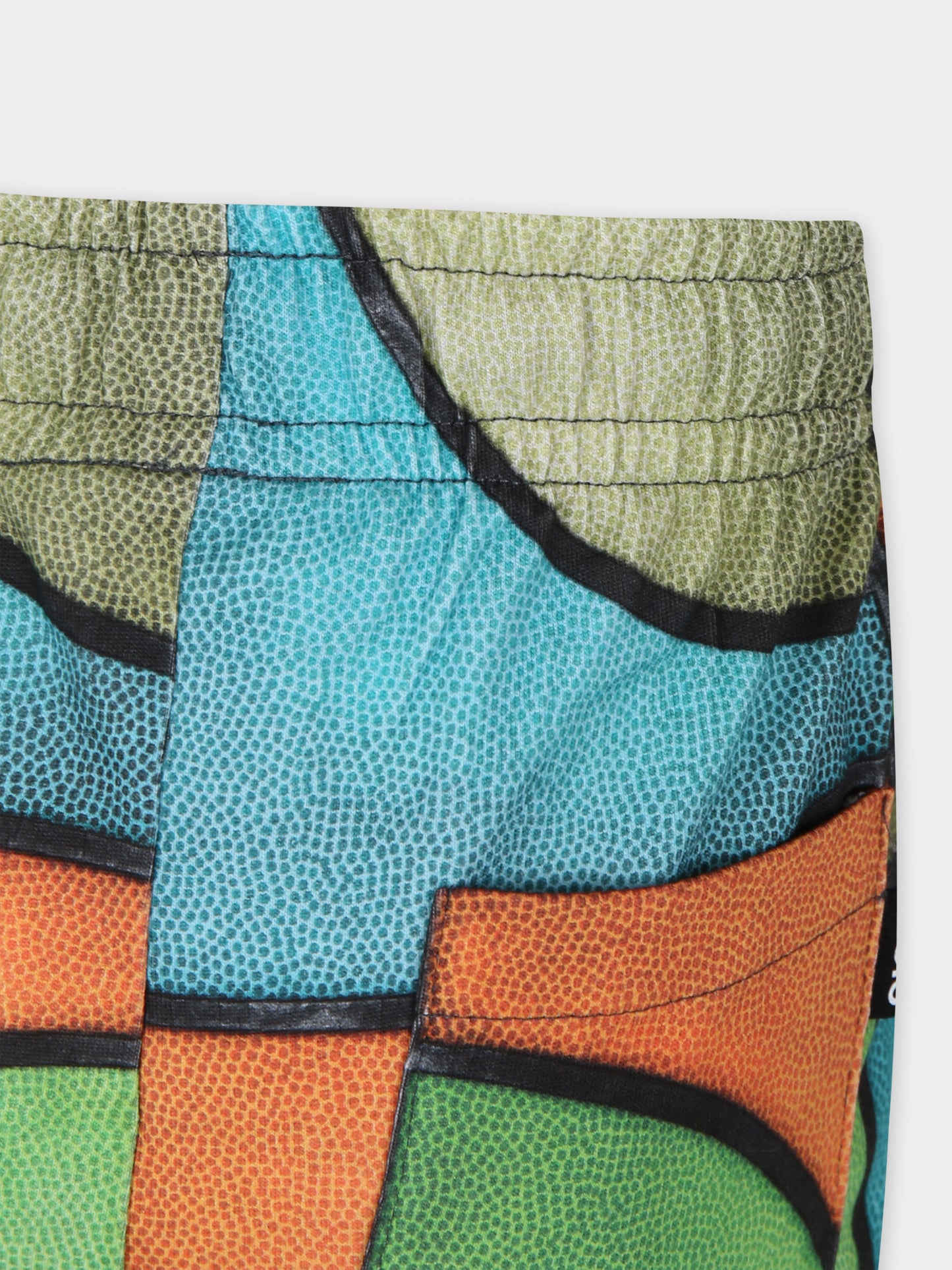 Shorts sportivo Alim per bambino con stampa grafica,Molo,1S24H106 8915