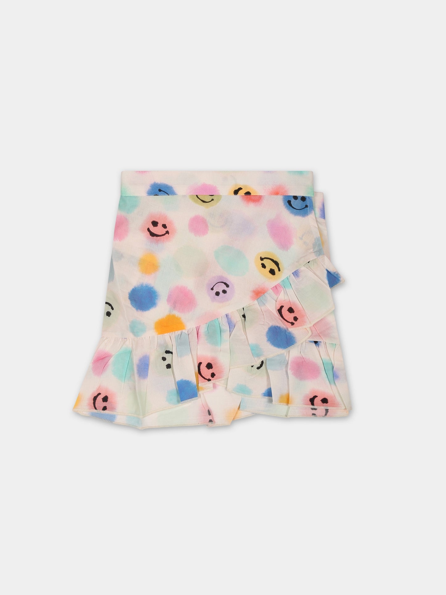 Copricostume bianco per neonata con smile,Molo,2S24D107 6990