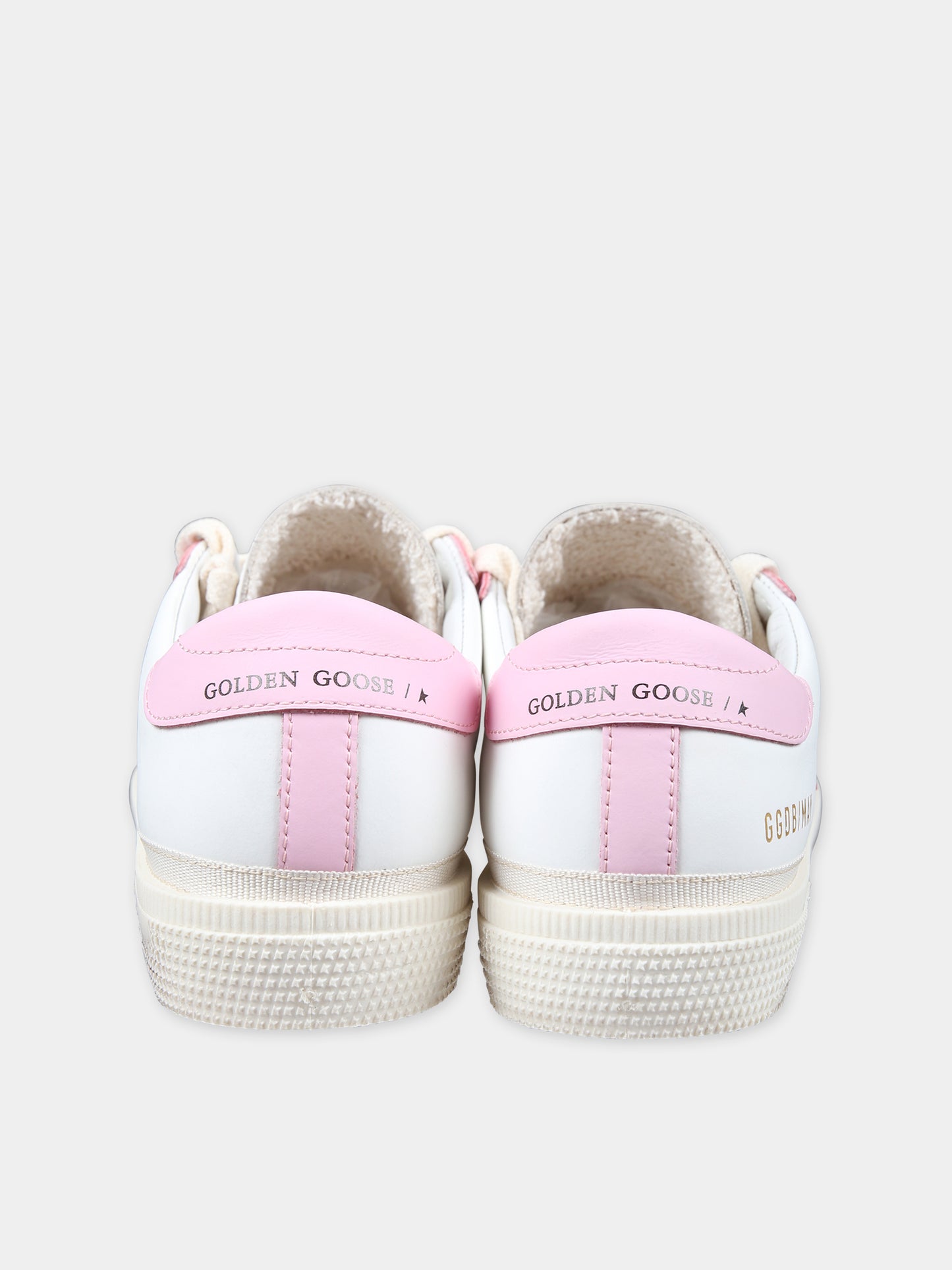 Sneakers May bianche per bambina con stella,Golden Goose,GYF00496 F005325 10310
