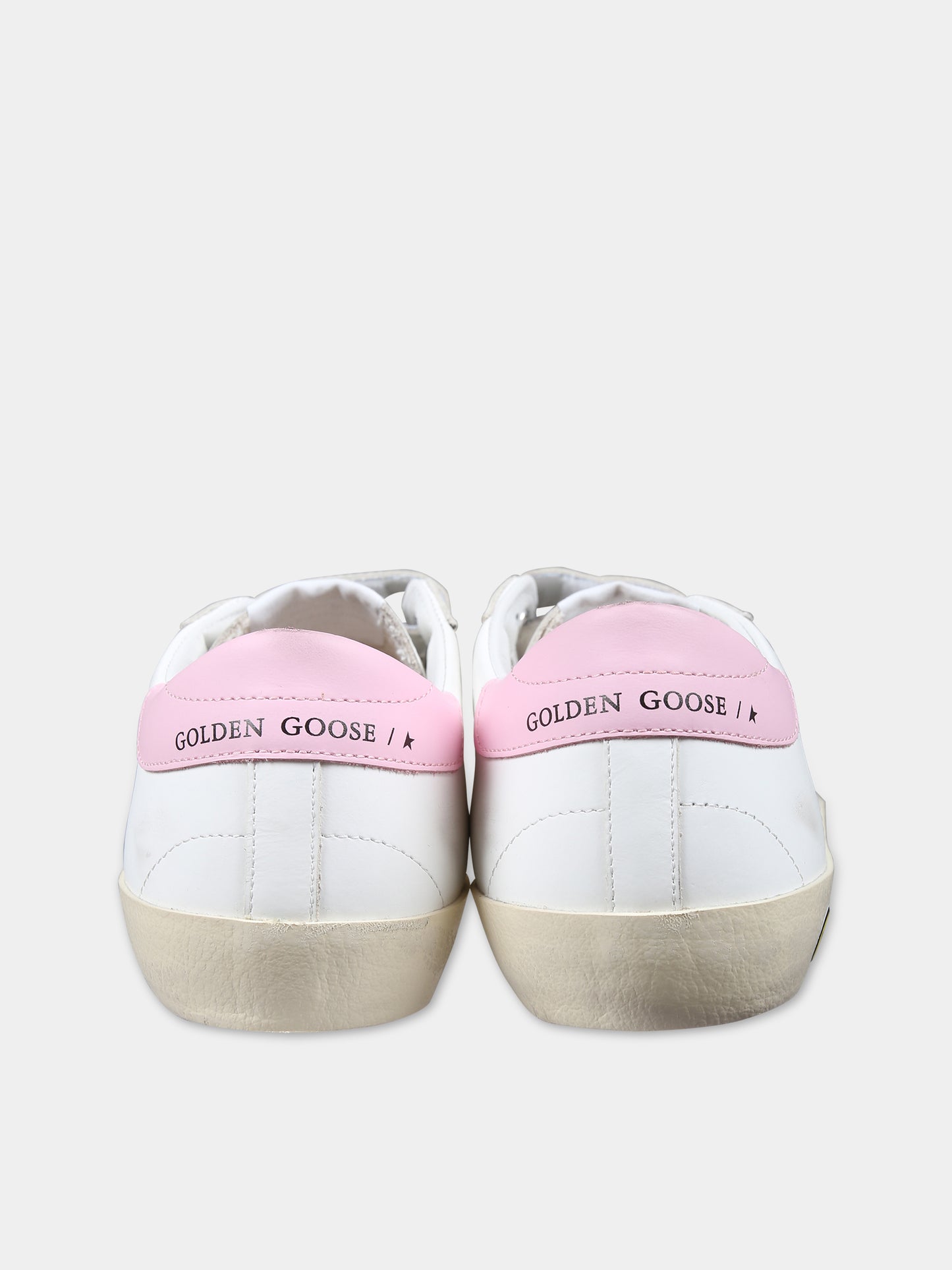 Sneakers bianche per bambina con logo,Golden Goose,GJF00111 F005313 11692