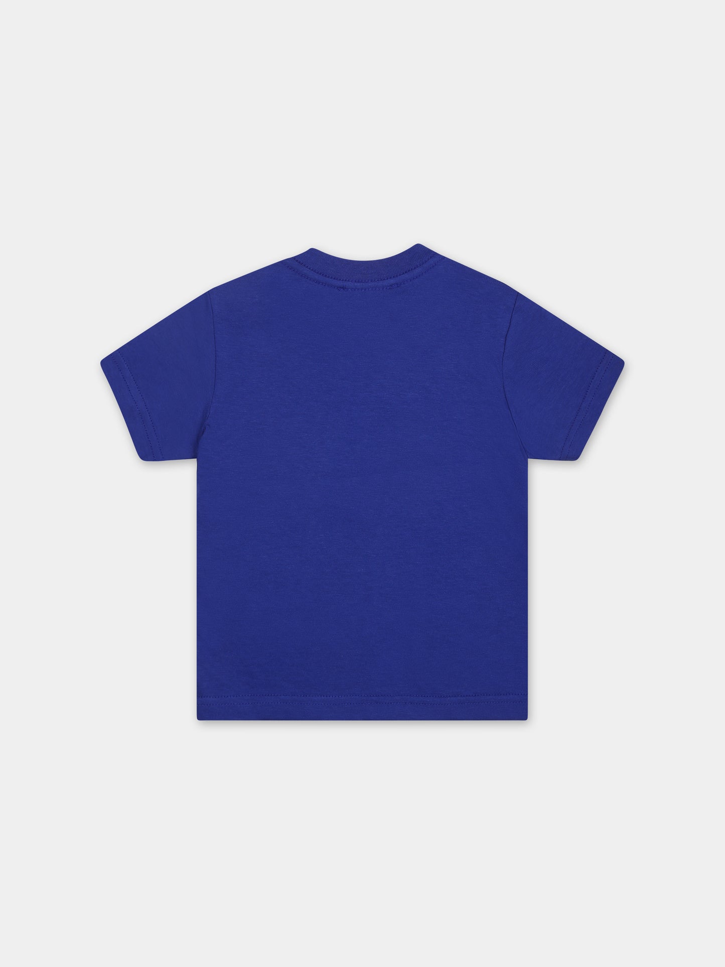 T-shirt azzurra per neonato con logo,Dsquared2,DQ2078 D004G D2T1020B DQ870