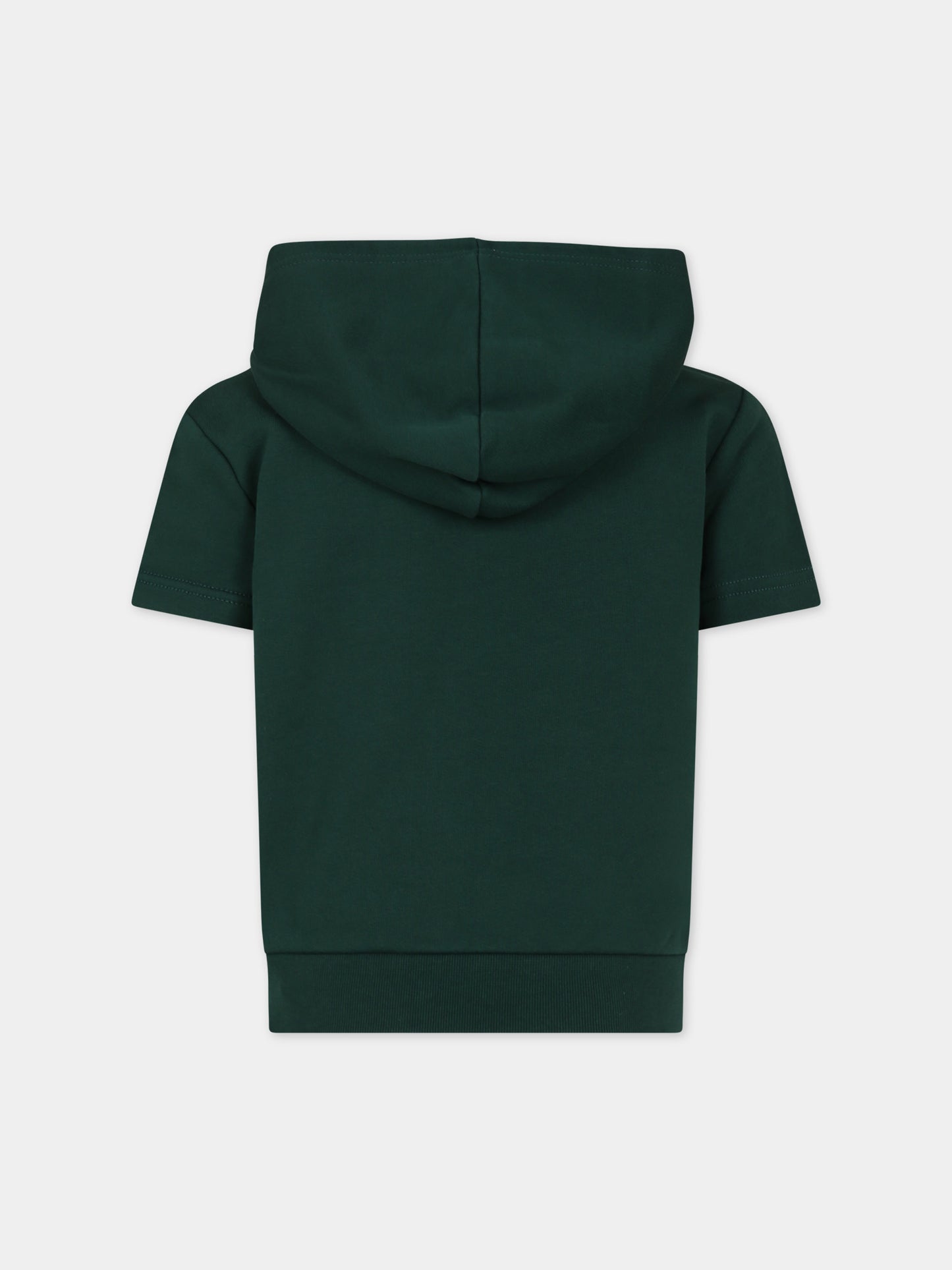 Felpa verde per bambino con logo,Dsquared2,DQ2172 D009B D2S792U DQ522
