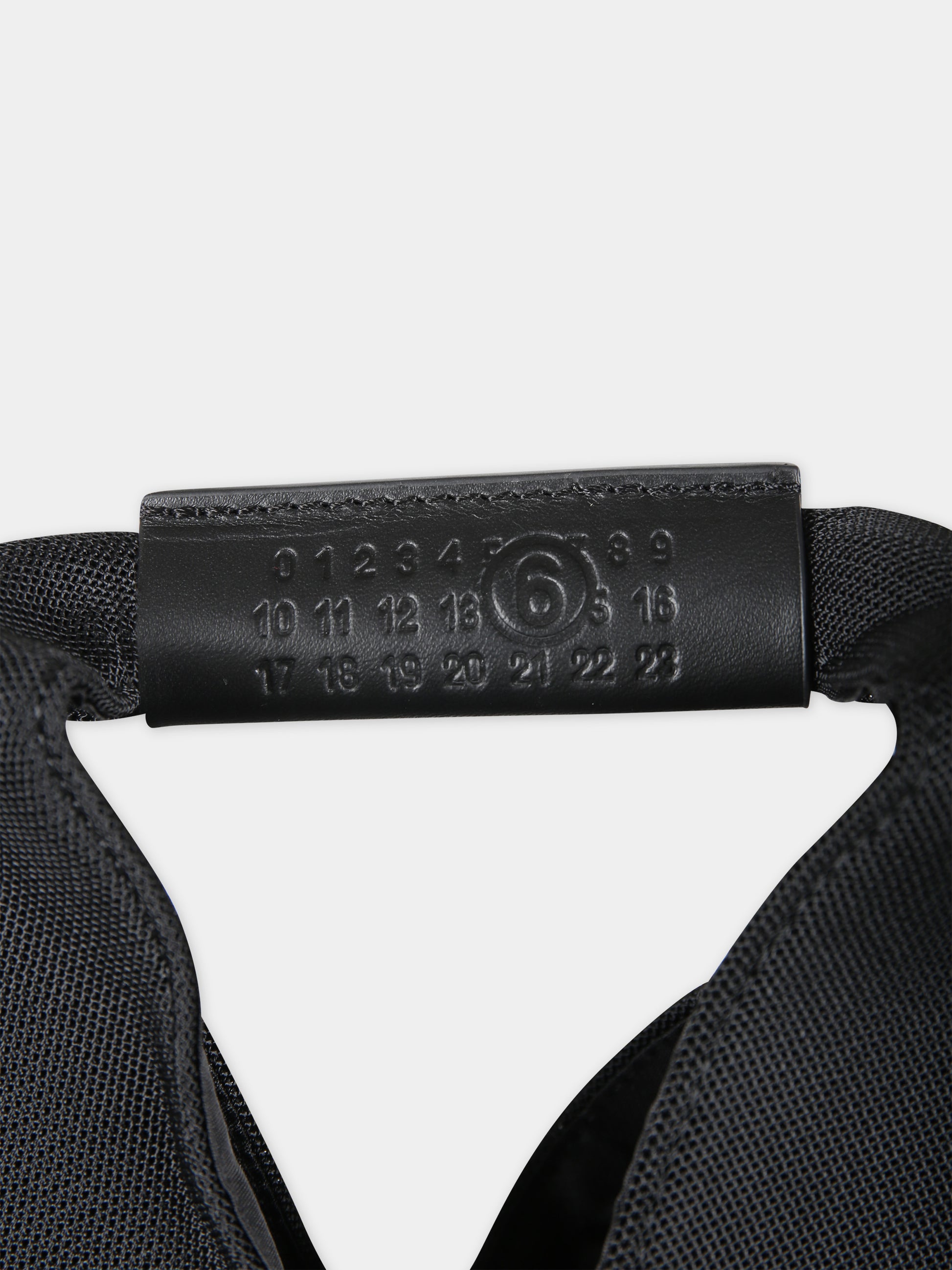 Borsa a mano nera per bambina,Mm6 Maison Margiela,M60606 P6414 JAPANESE MINI T8013