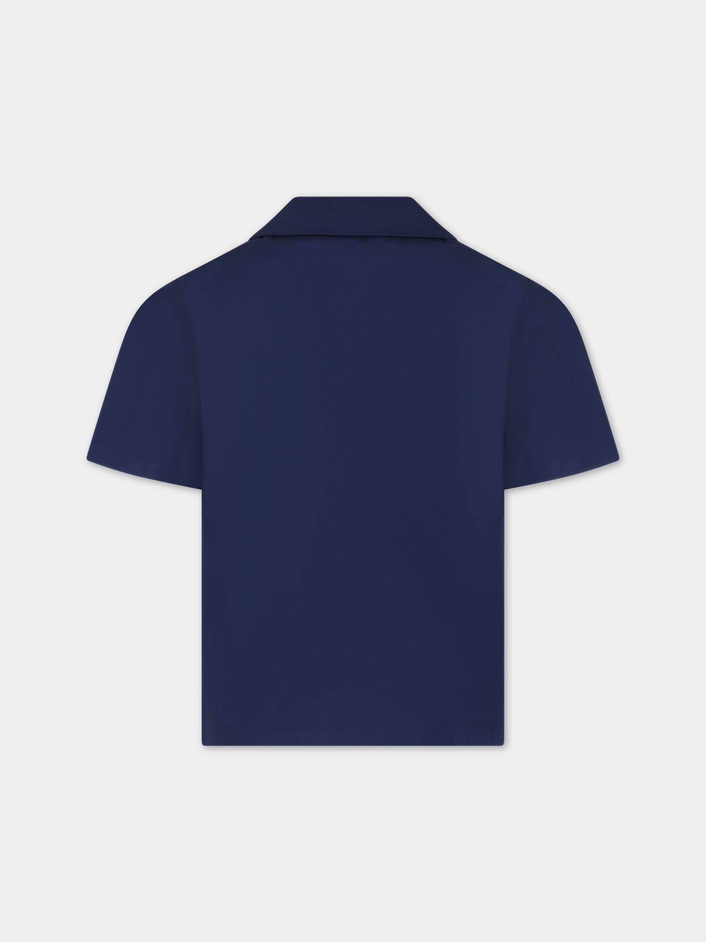 Camicia blu per bambino con doppia G,Gucci Kids,760279 XWA0C 4265