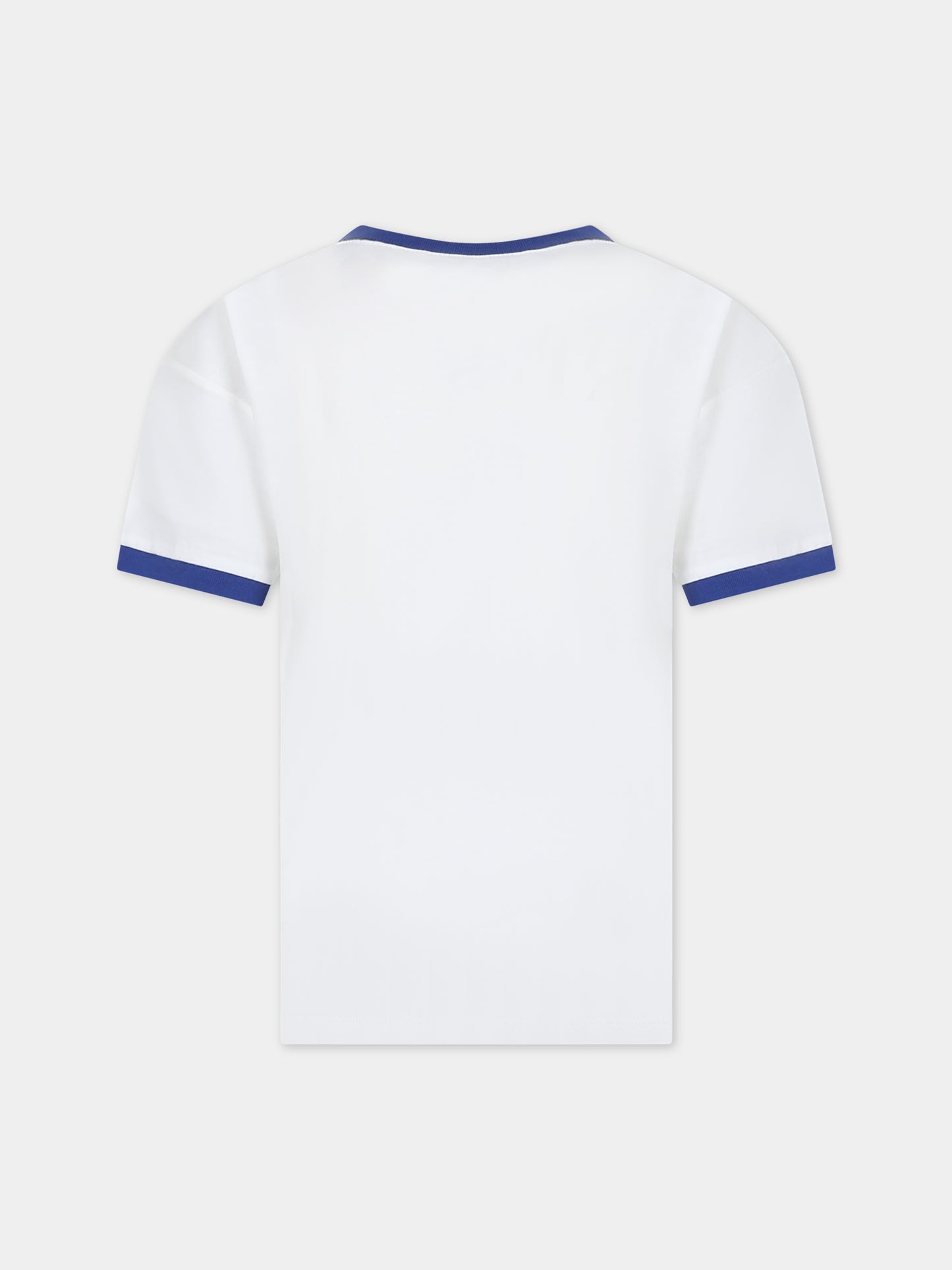 T-shirt avorio per bambino con logo,Gucci Kids,724772 XJF6M 9332