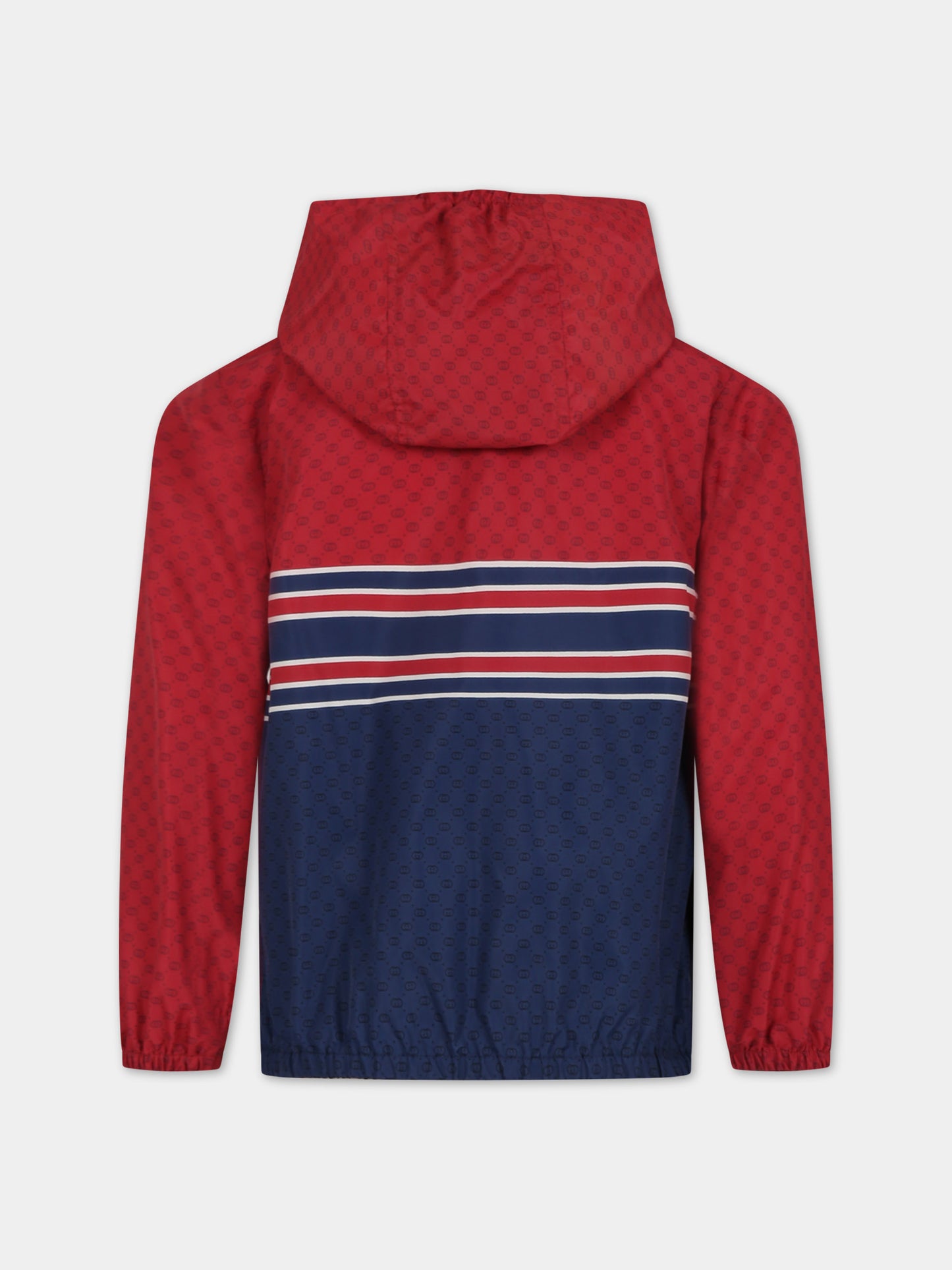 Giacca a vento per bambino con logo iconico GG,Gucci Kids,770534 XWA0L 4956