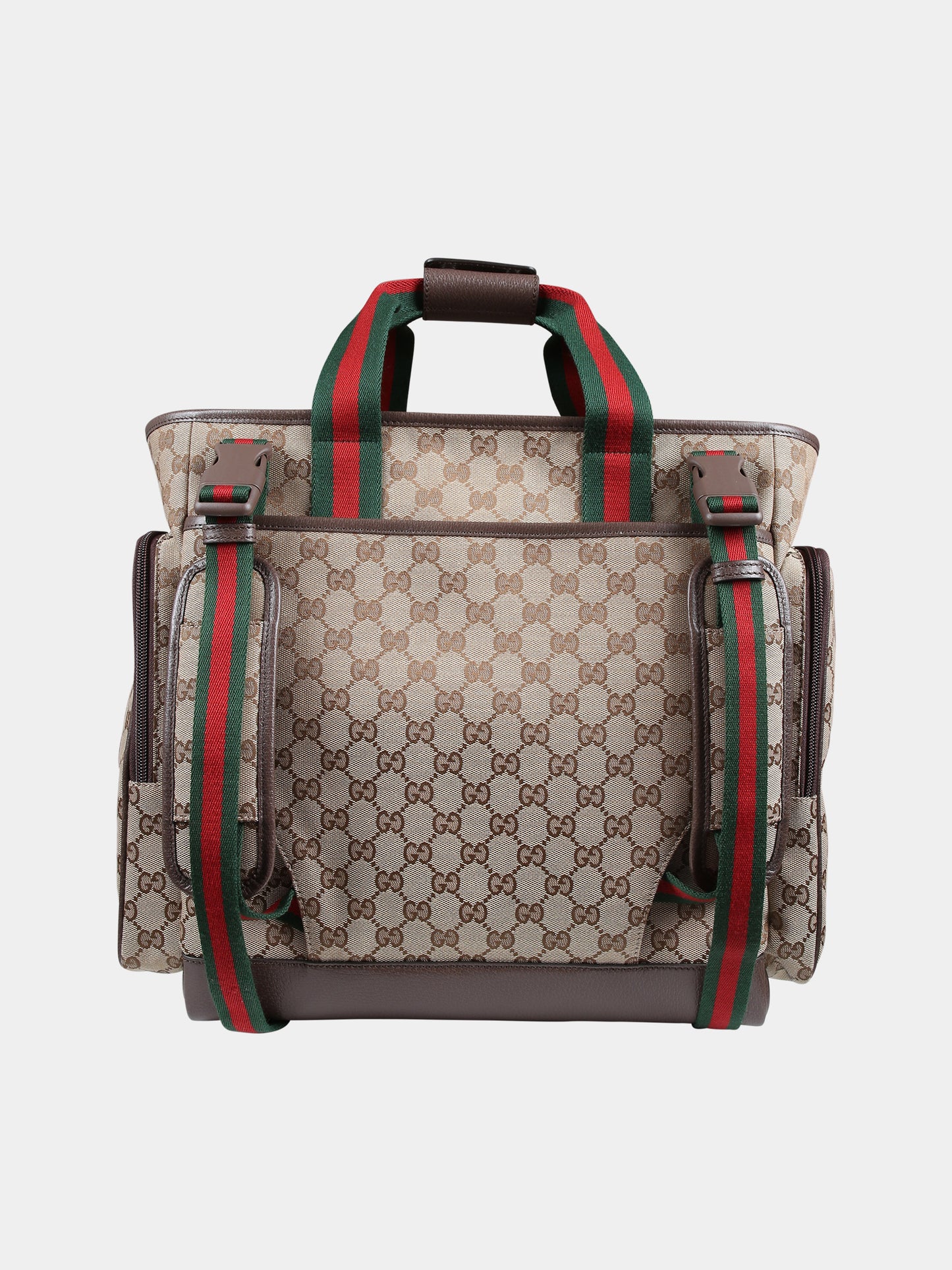 Borsa mamma beige con logo GG all-over,Gucci Kids,768116 FACPQ 8641