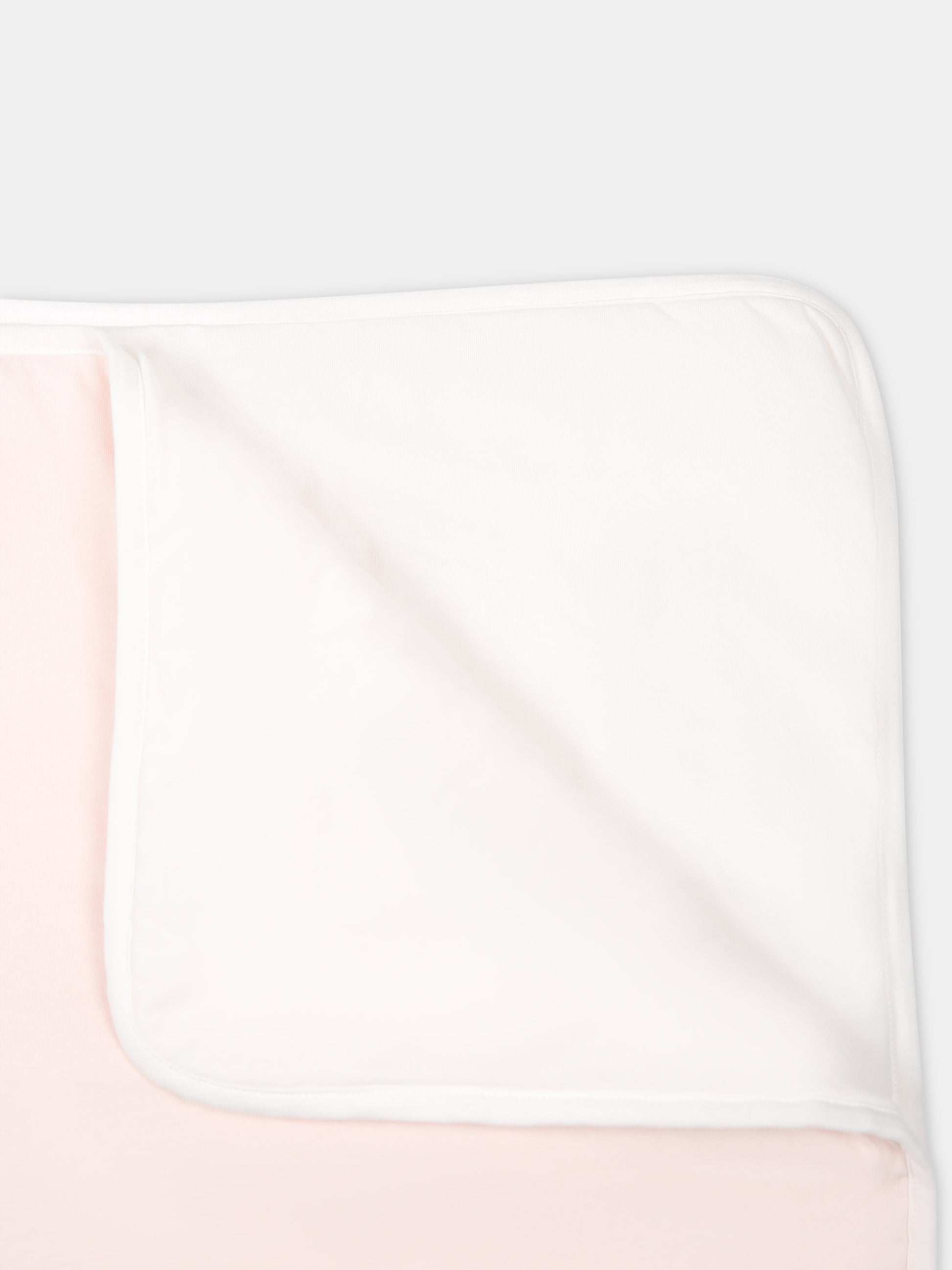 Coperta rosa per neonata con orsetto,Fendi Kids,BUJ271 ST8 F0C11