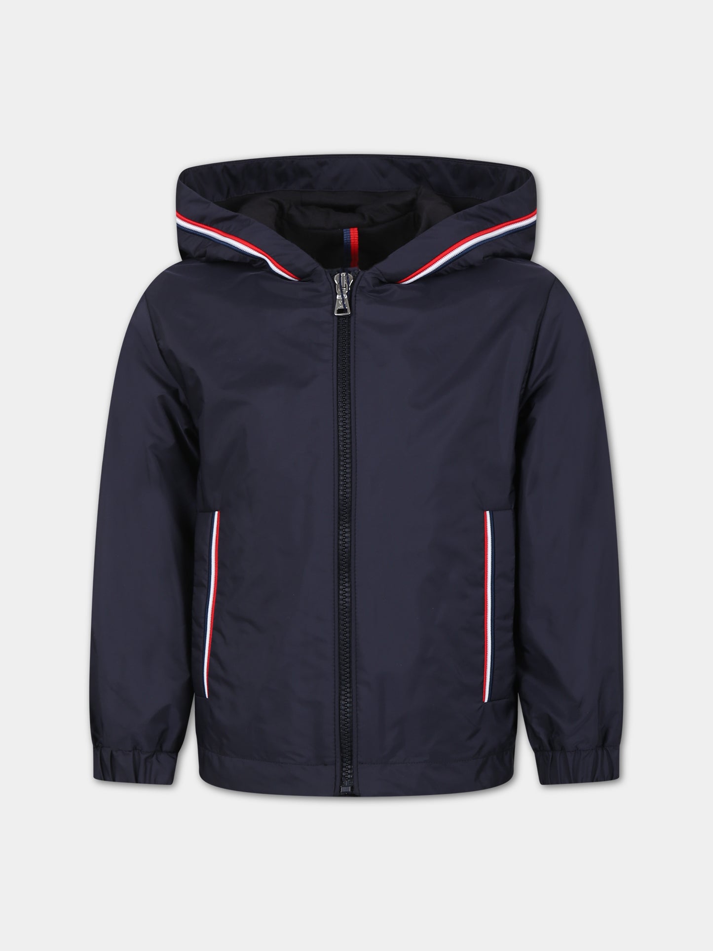 Giubbotto Granduc blu con cappuccio per bambino,Moncler Kids,954 1A00024 5968E 742