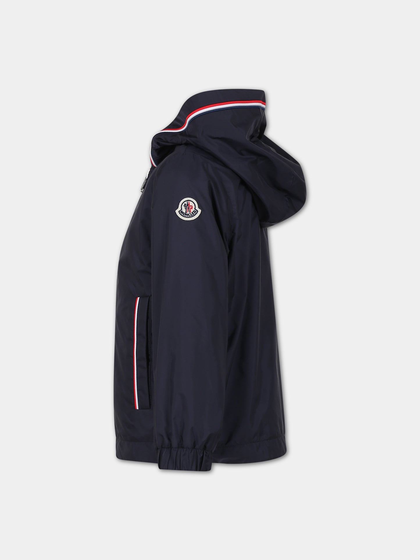 Giubbotto Granduc blu con cappuccio per bambino,Moncler Kids,954 1A00024 5968E 742